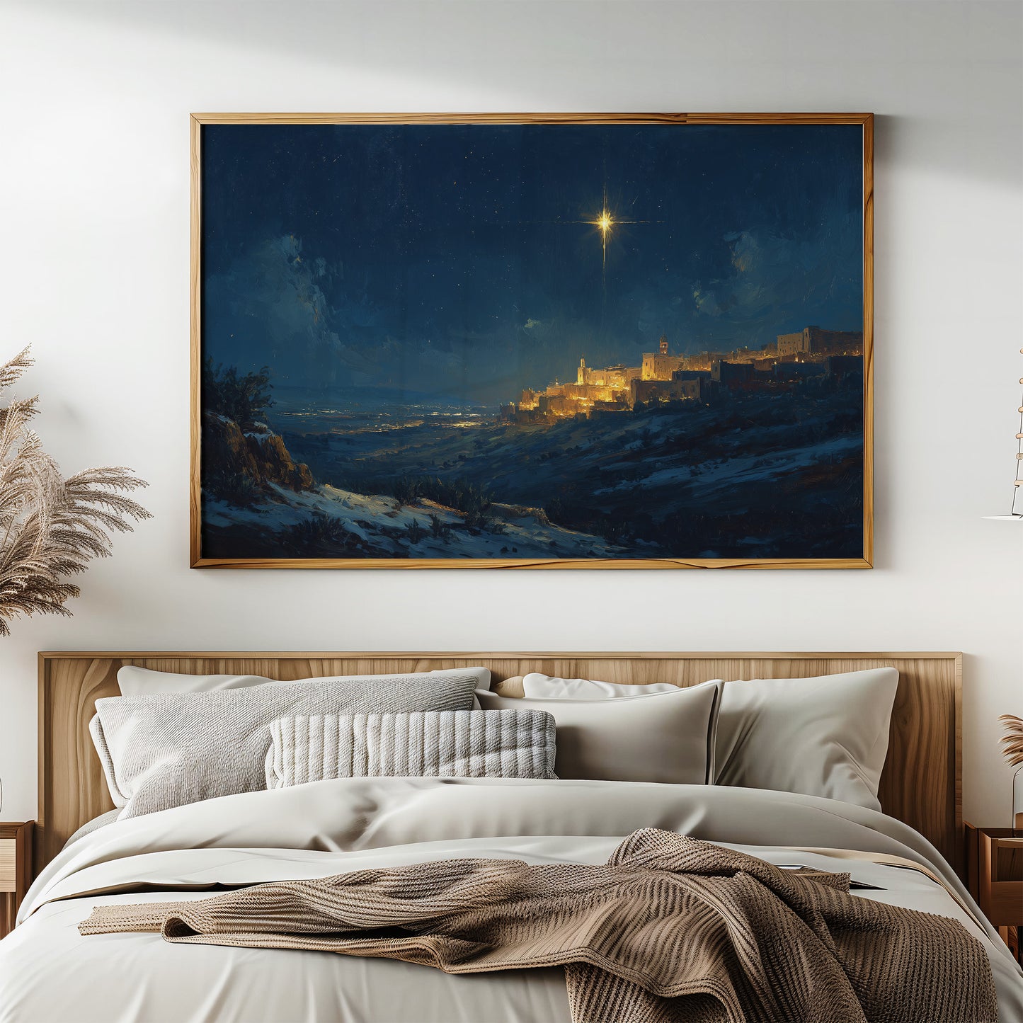 Ancient City Under Celestial Light