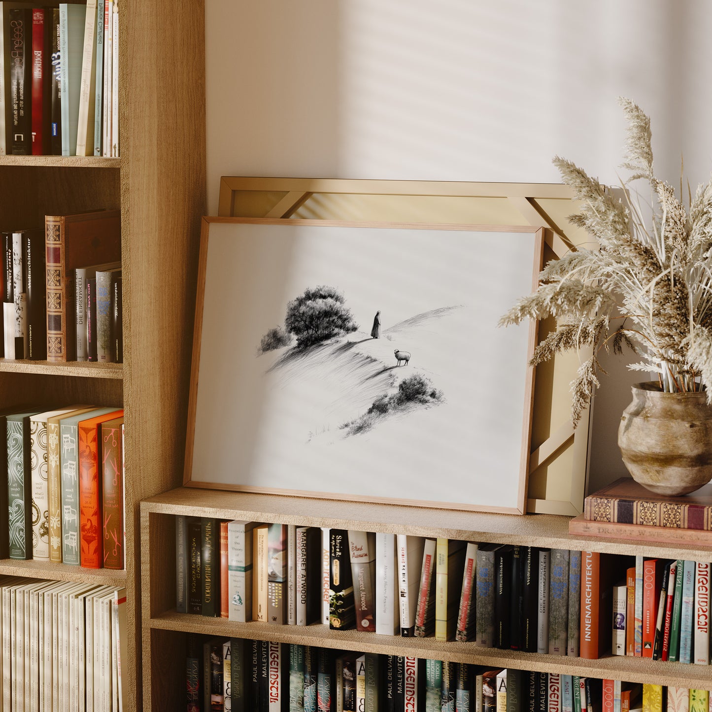 Solitude Atop Windswept Hills