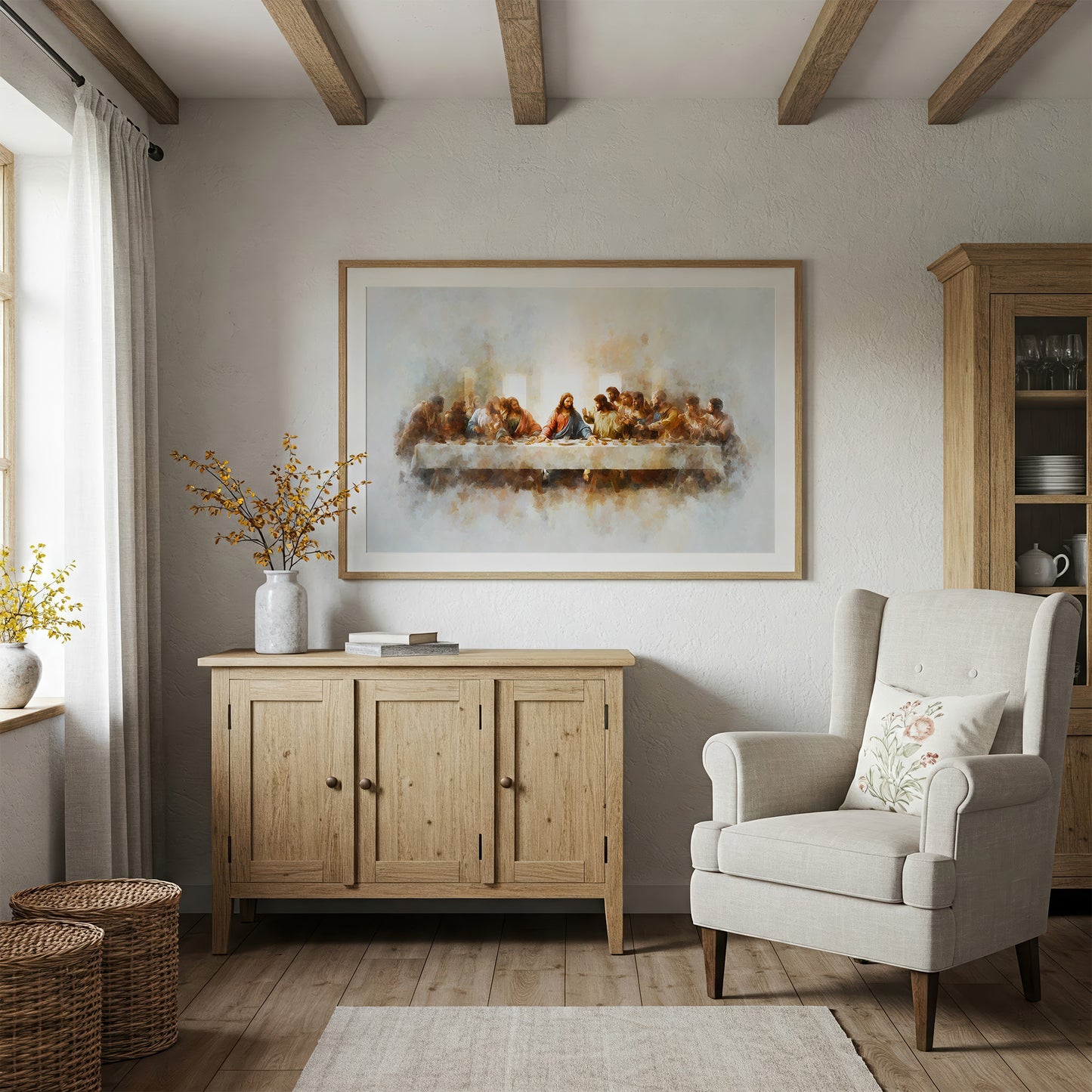 Sacred Gathering In Soft Light