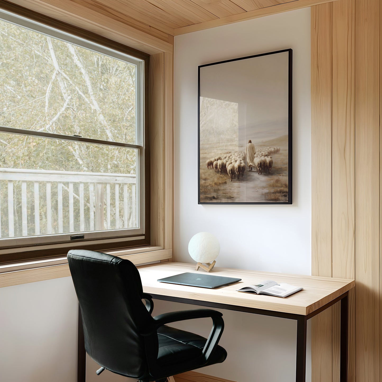 Shepherd's Path Through Morning Fog