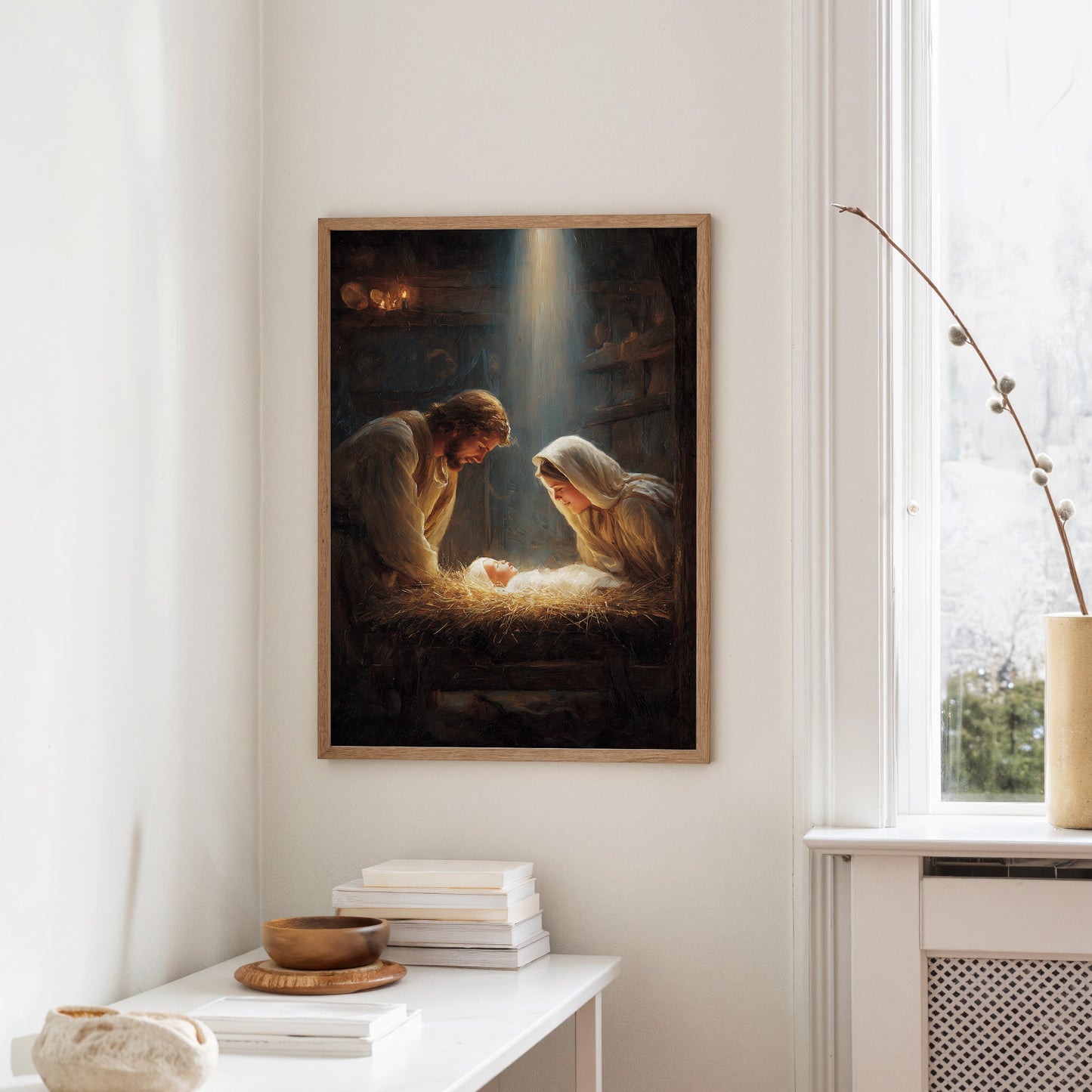 Divine Light Illuminates Humble Beginnings