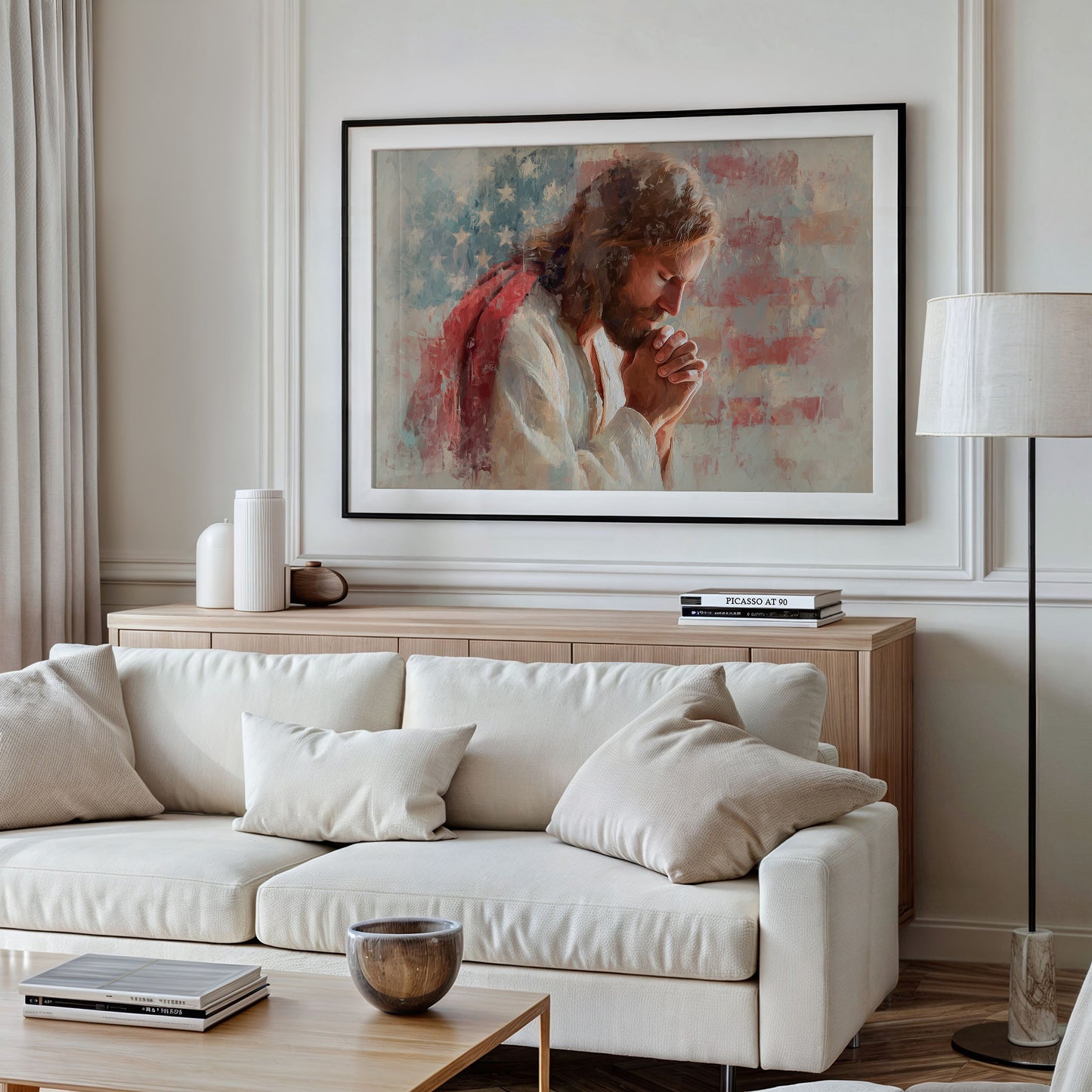 Patriot's Prayer in Brushstrokes