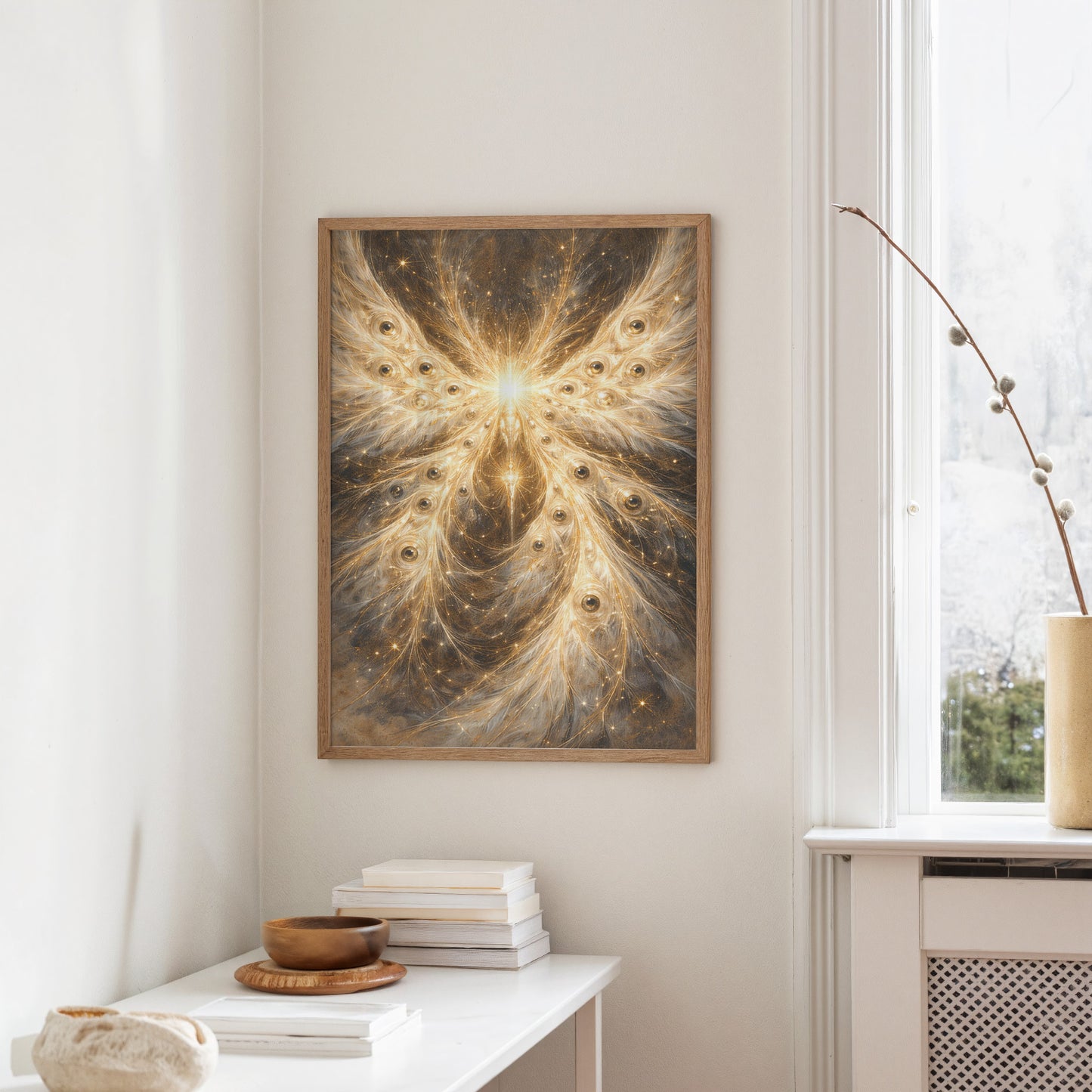Celestial Phoenix Rises From Cosmic Ember