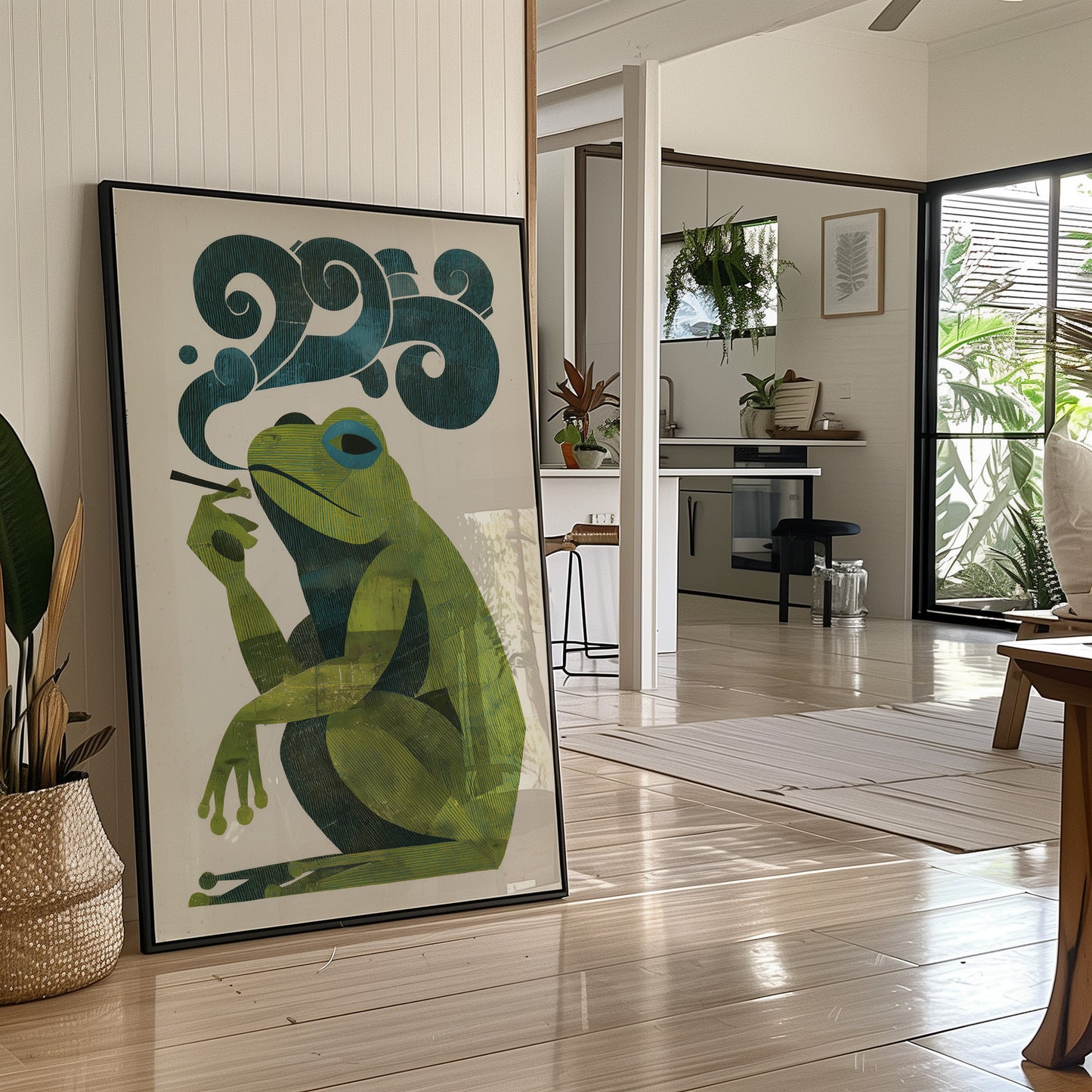 Whimsical Amphibian's Midnight Melody