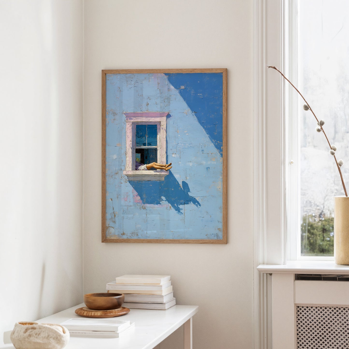 Azure Afternoon: Legs in Repose