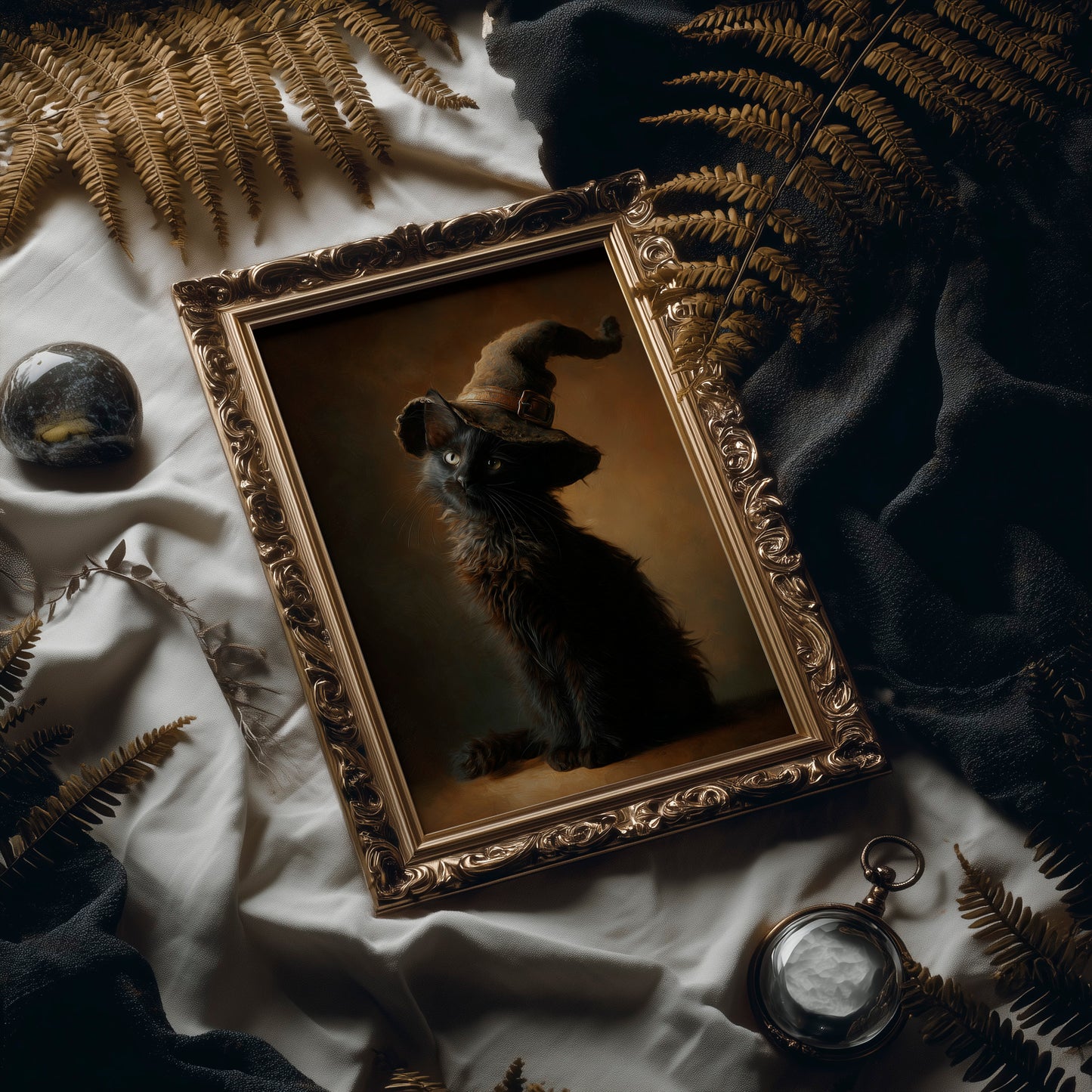 Moonlit Apprentice Before the Spell