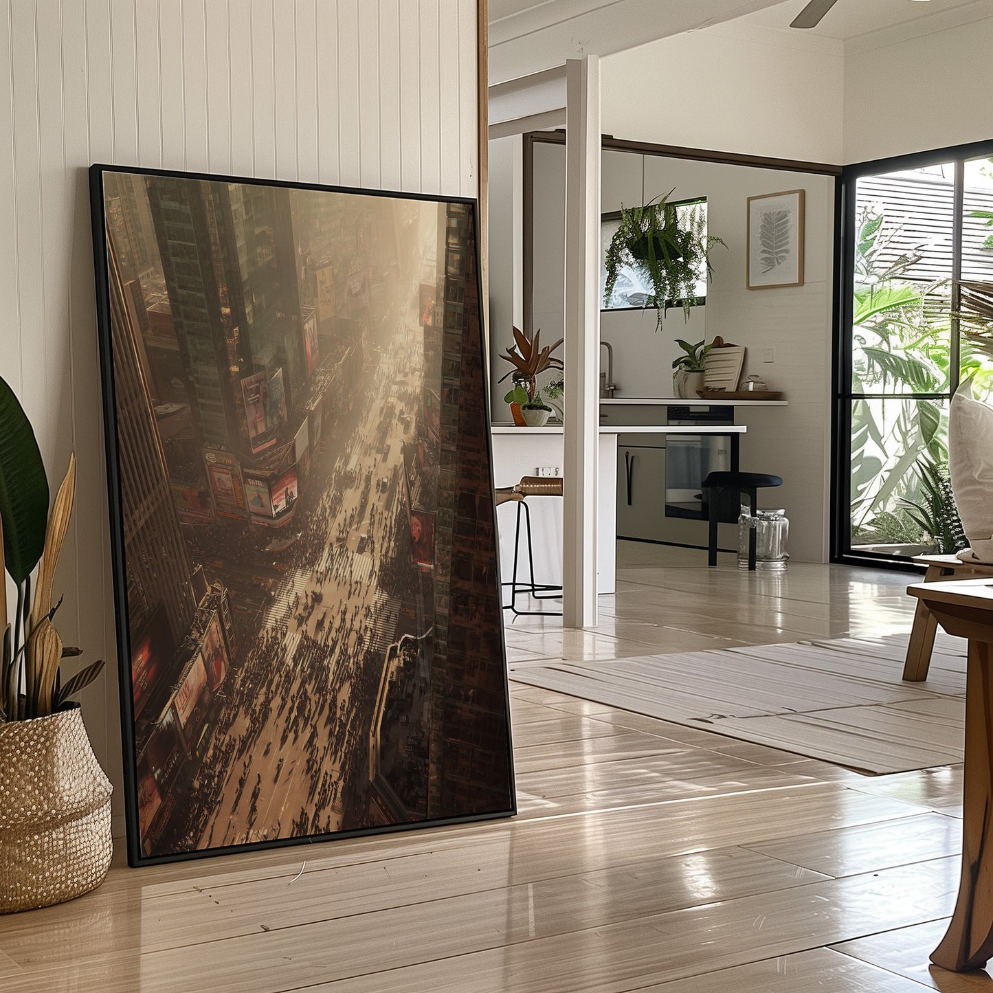 Golden Hour Metropolis: Shadows and Light