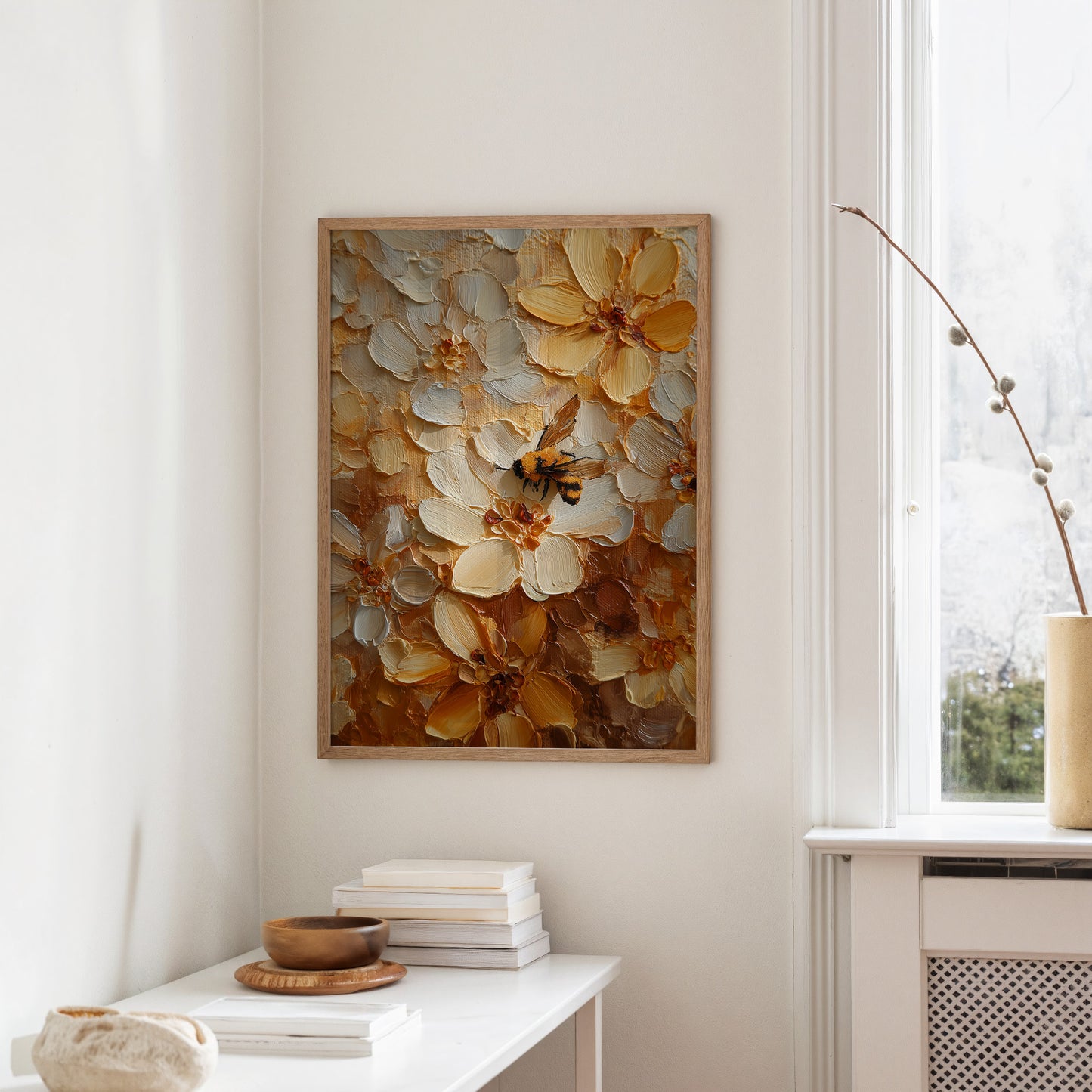 Honey Gatherer's Textured Paradise
