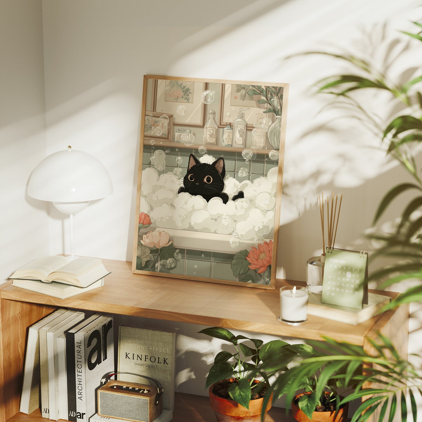 Bubble Bath Confidant: A Feline Spa Day