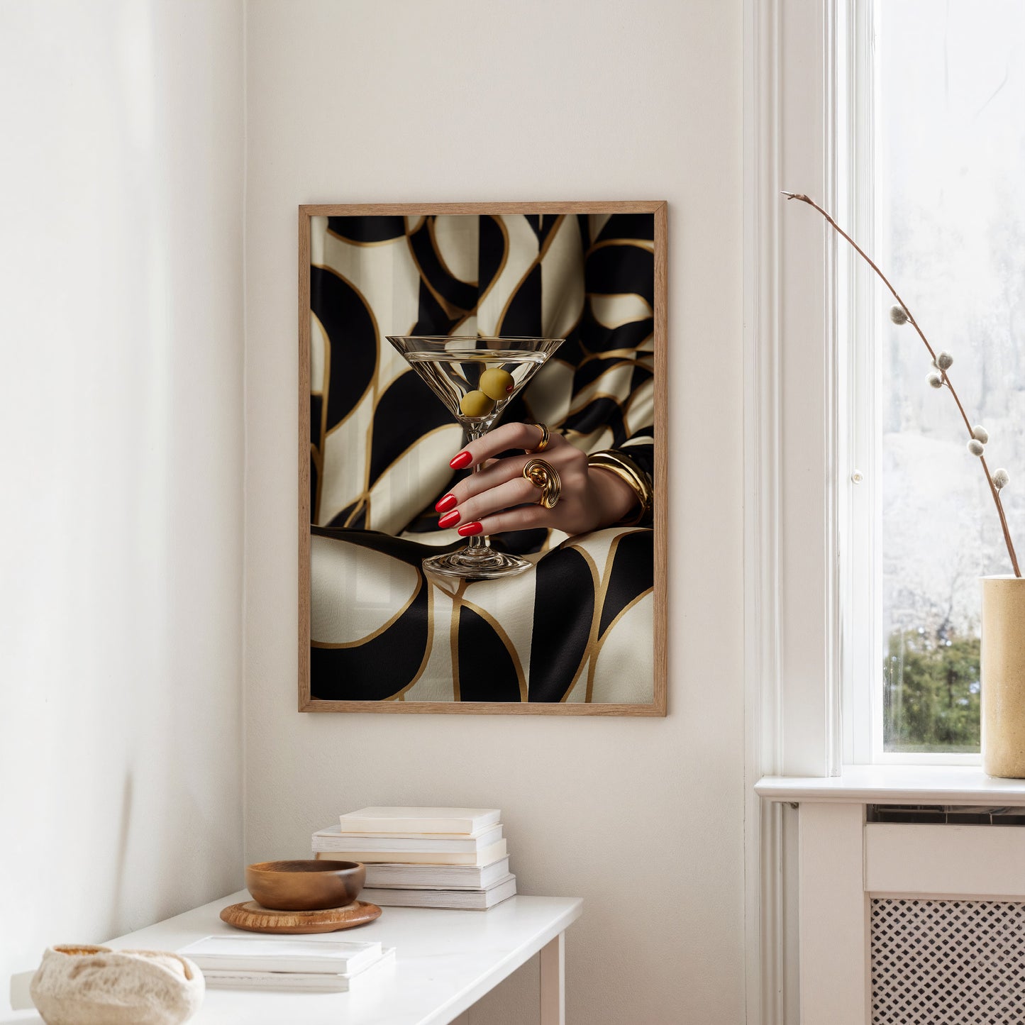 Gilded Elegance: Martini Moment