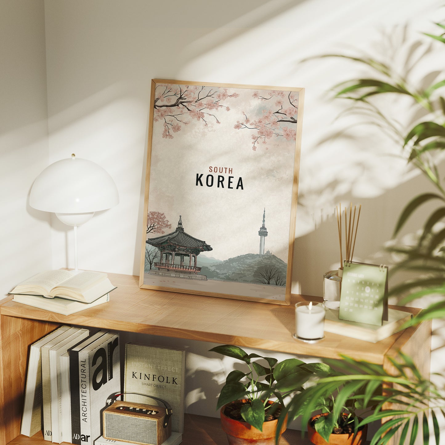 Cherry Blossoms Frame Seoul's Heritage