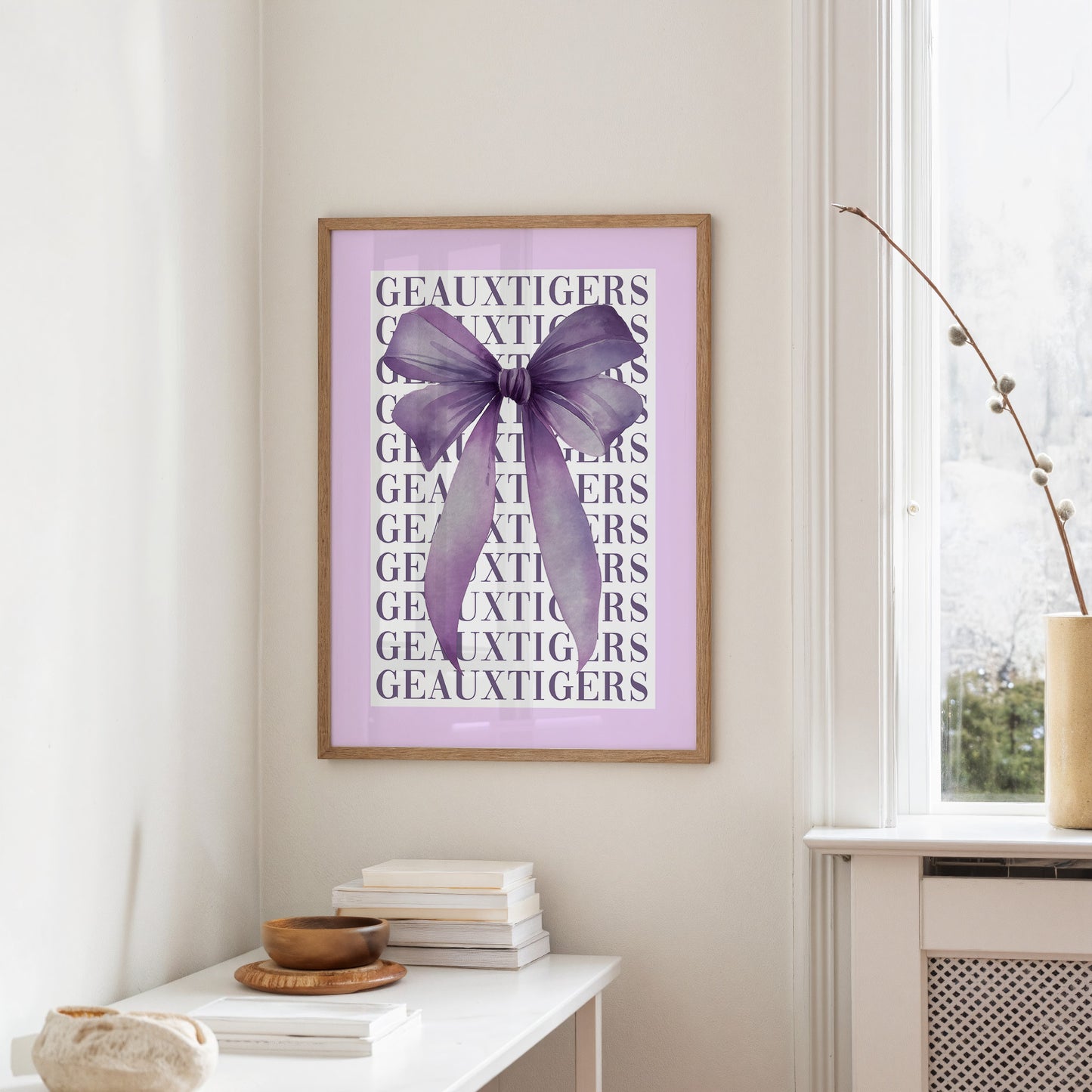 Purple Pride: LSU Spirit Wrapped in Elegance