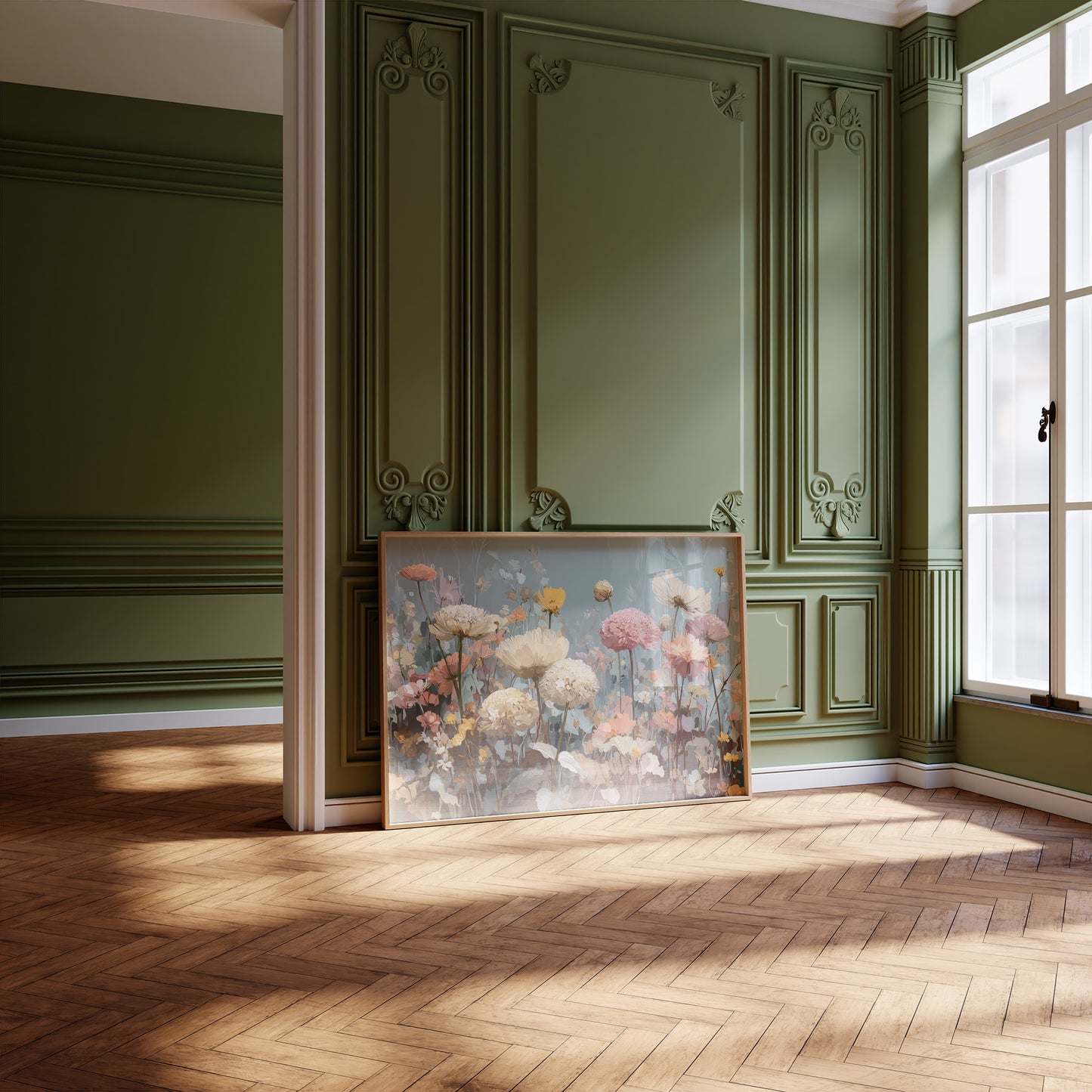 Where Petals Bow to Quiet Air