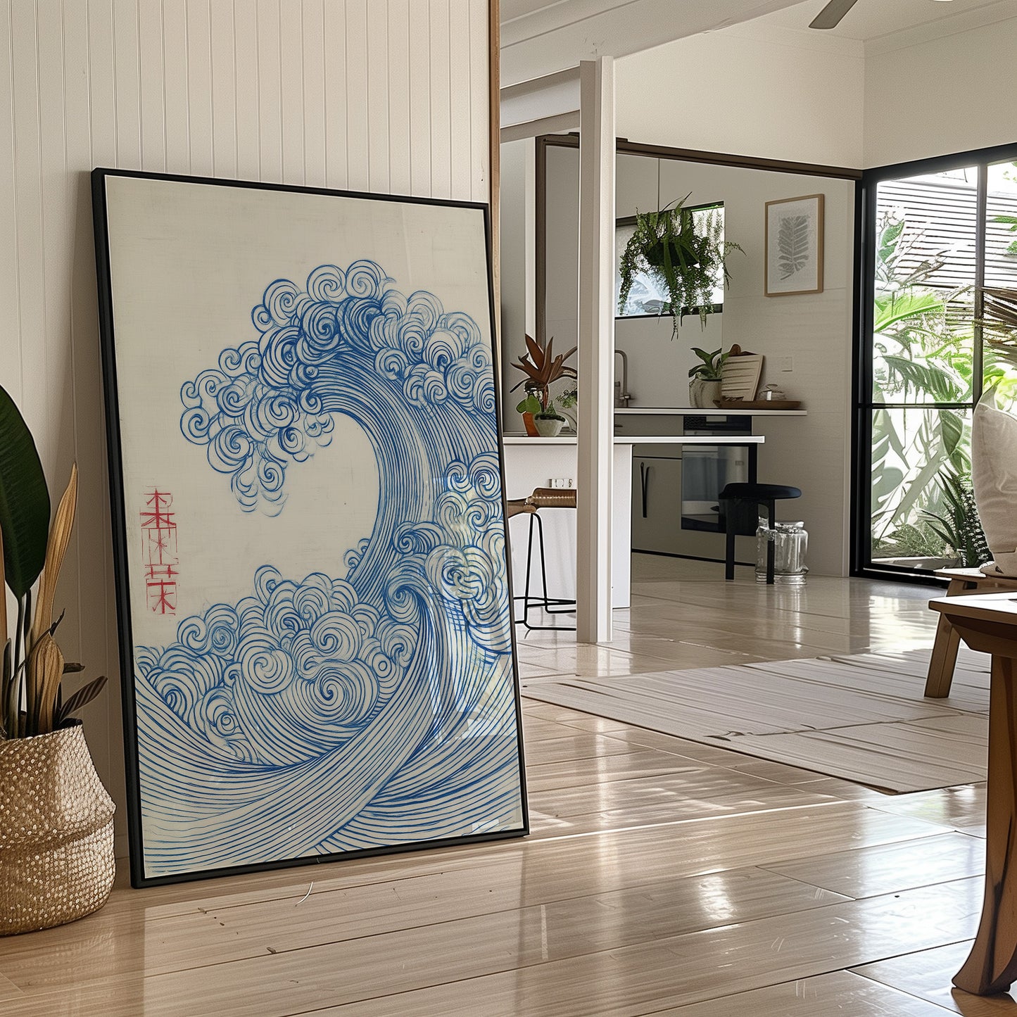 Ocean Spirits Dance In Blue