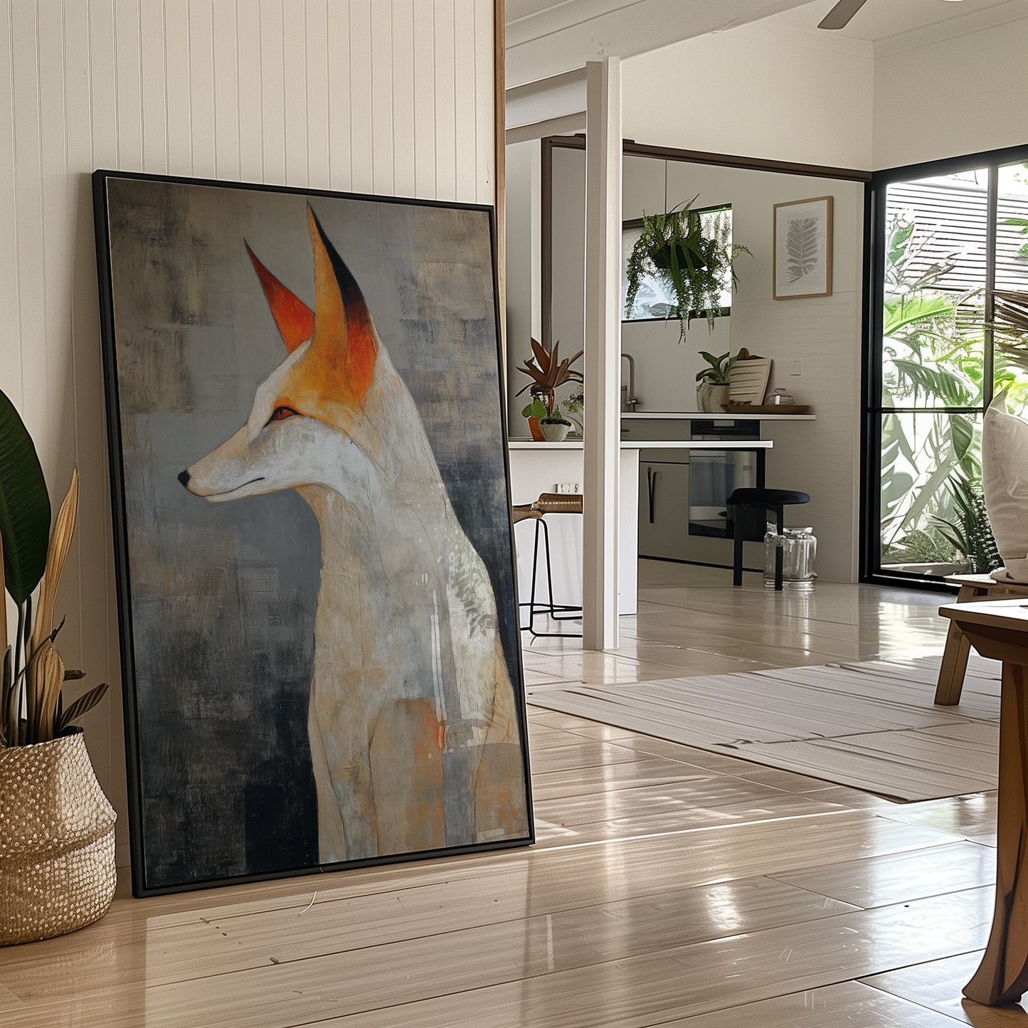 Urban Fox Finds Quiet Library Corner