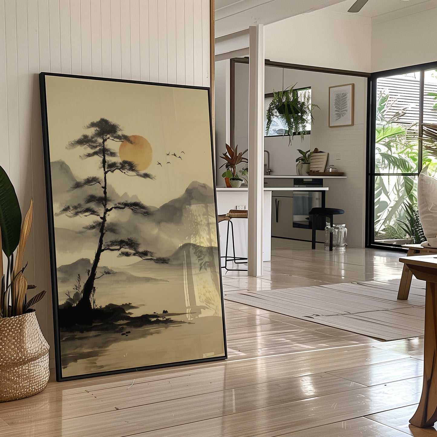 Solitary Pine Greets Rising Sun