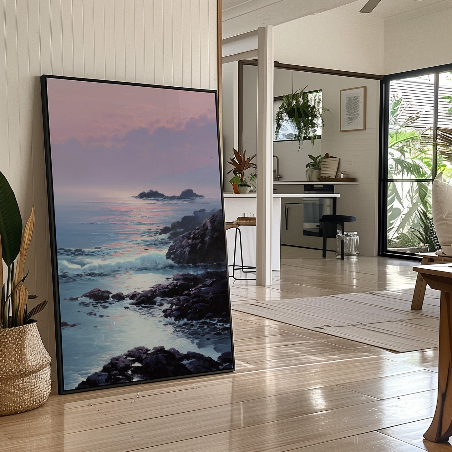 Ocean Rocks Dance At Dawn