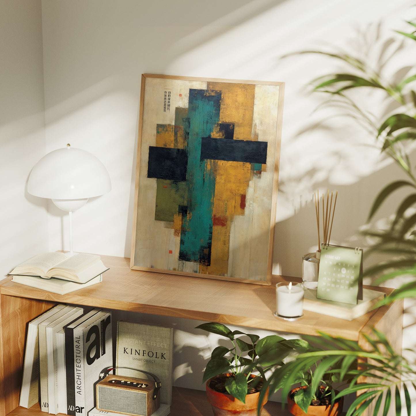 Turquoise Meets Gold At Dusk