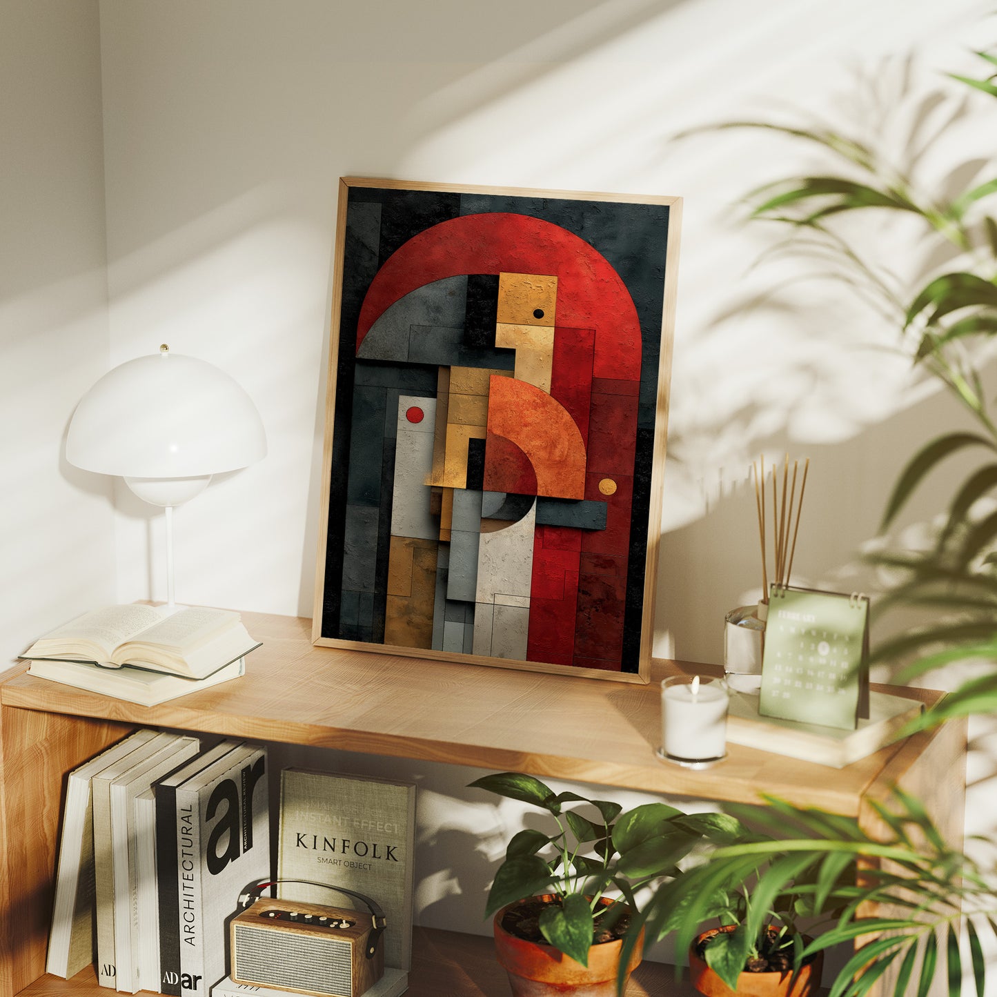 Geometric Rhythms In Rust And Steel