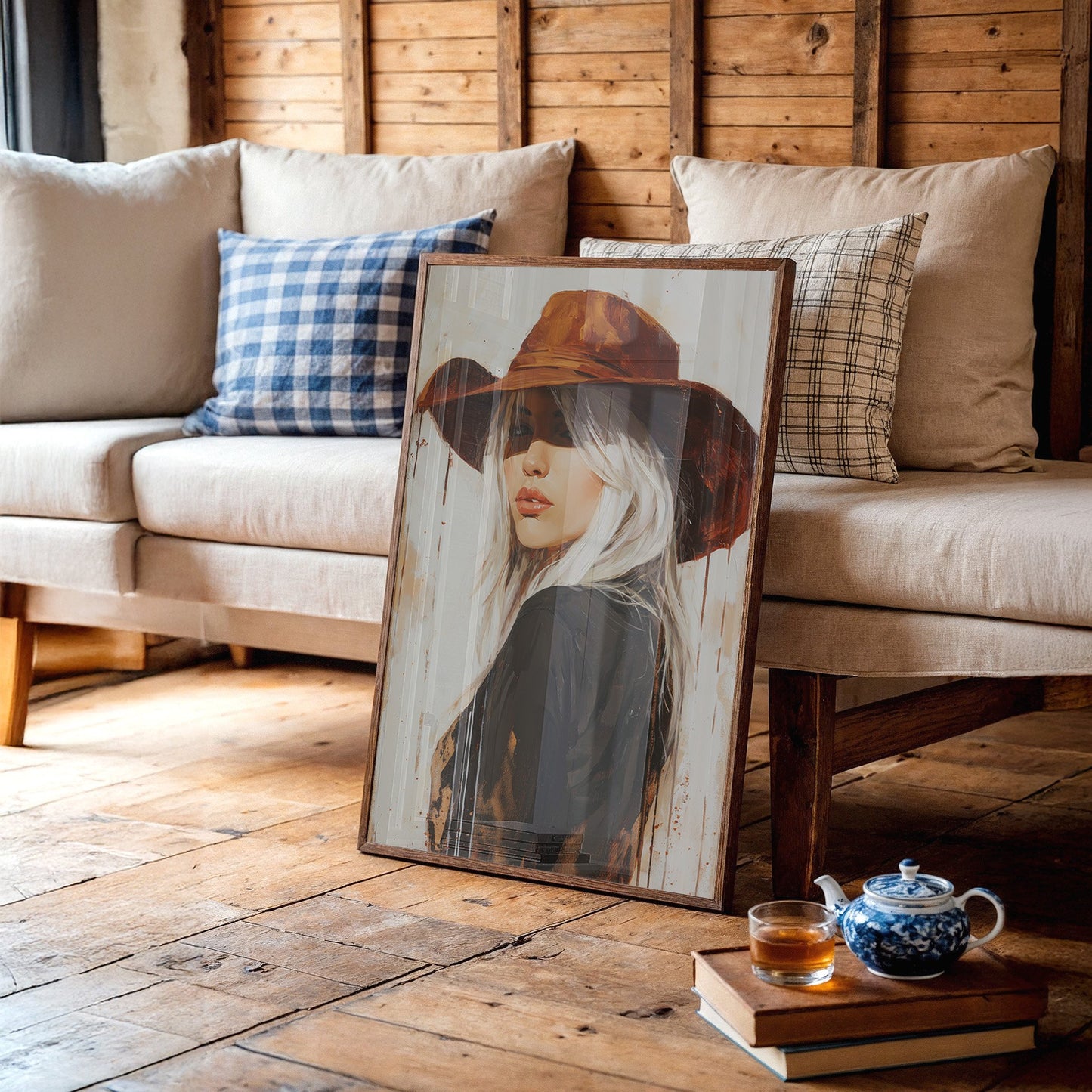Rust And Platinum Desert Muse