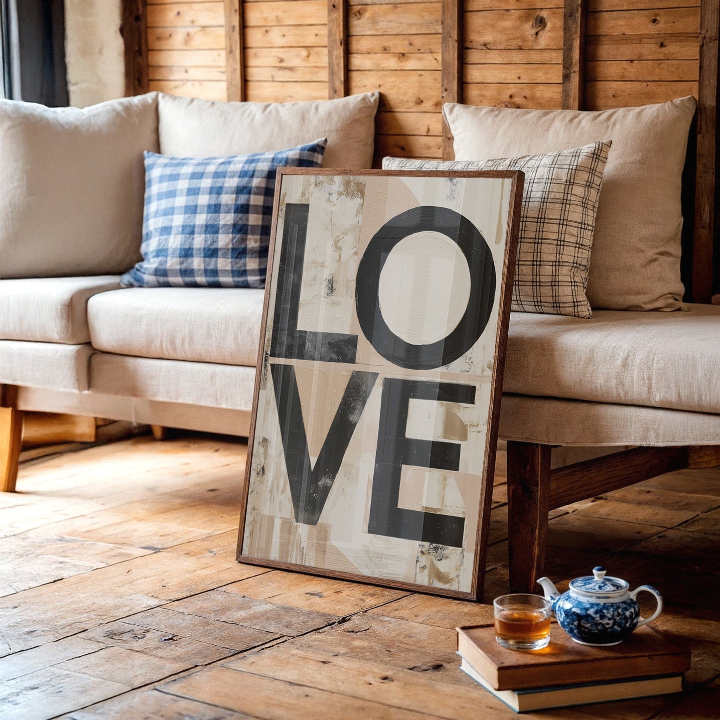 Simple Words For Rustic Spaces