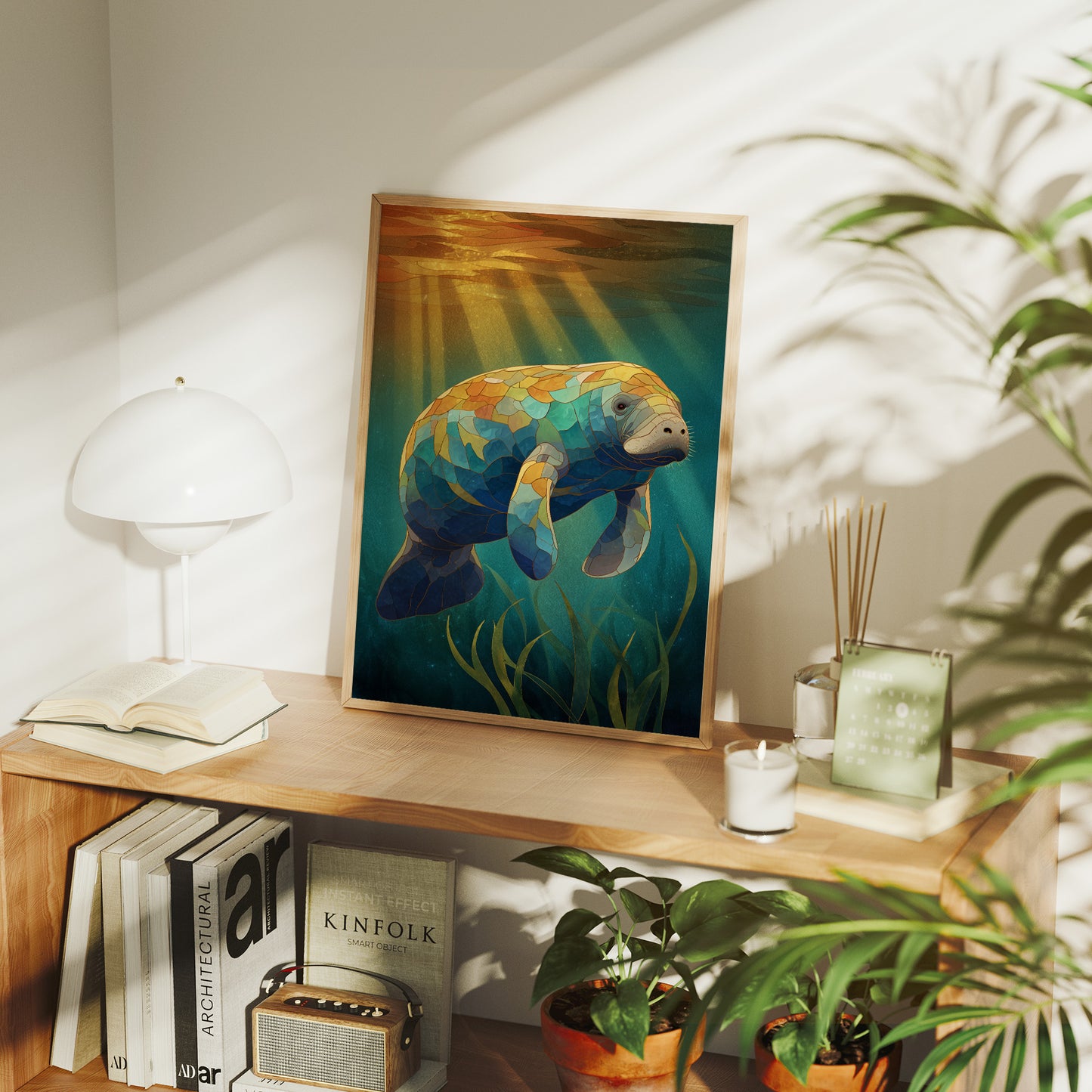 Gentle Giant In Sunlit Waters