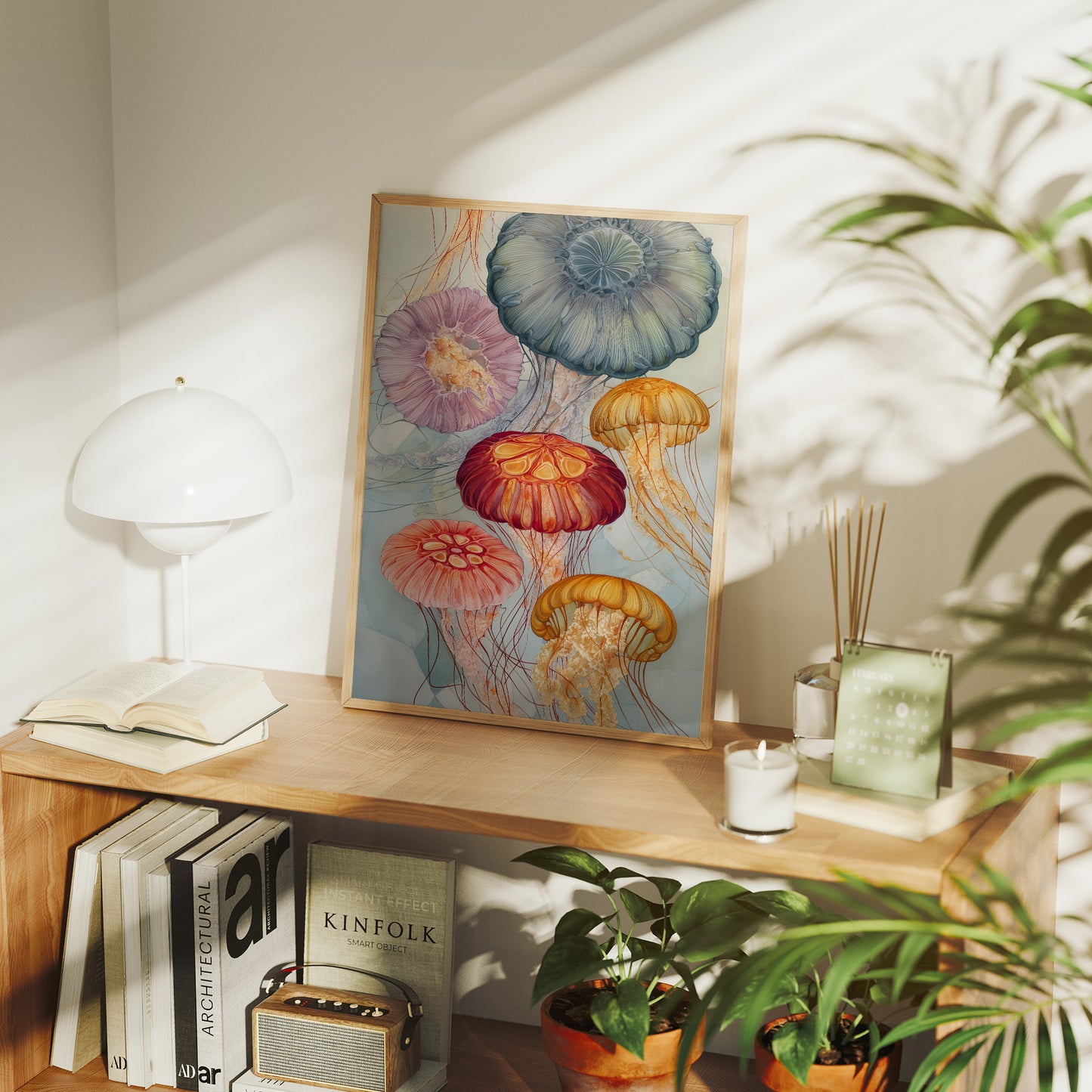 Pastel Medusas Dance Through Currents