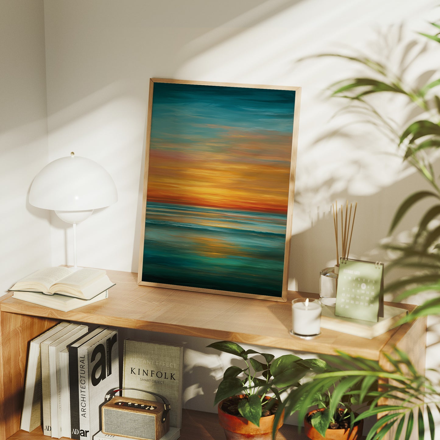 Coastal Horizons Meet Golden Hour