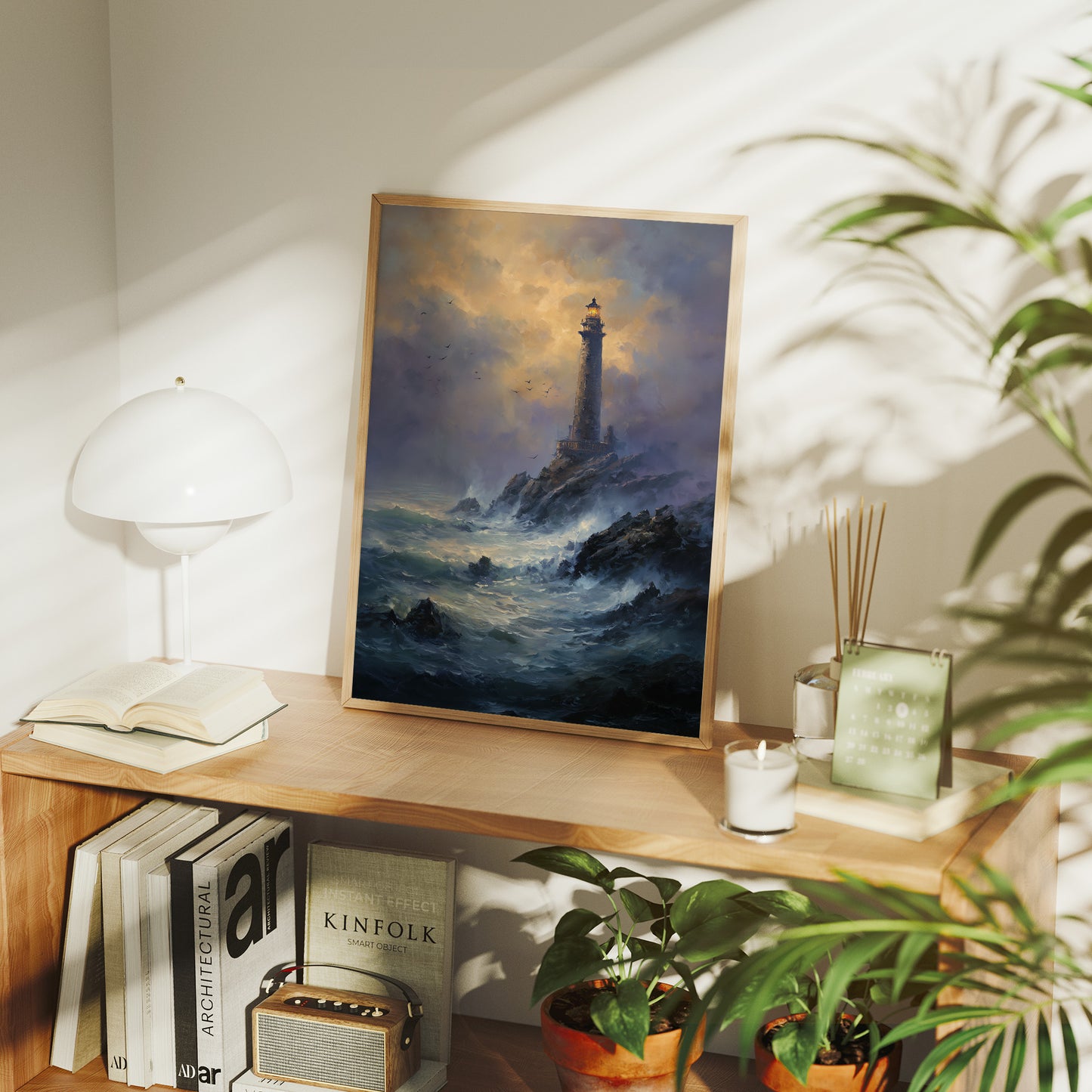 Beacon Stands Amid Raging Tides