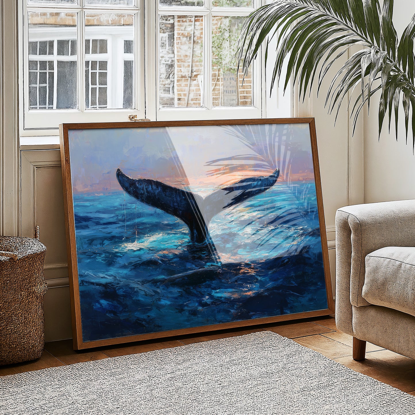 Ocean Giants Beneath Sunset Skies