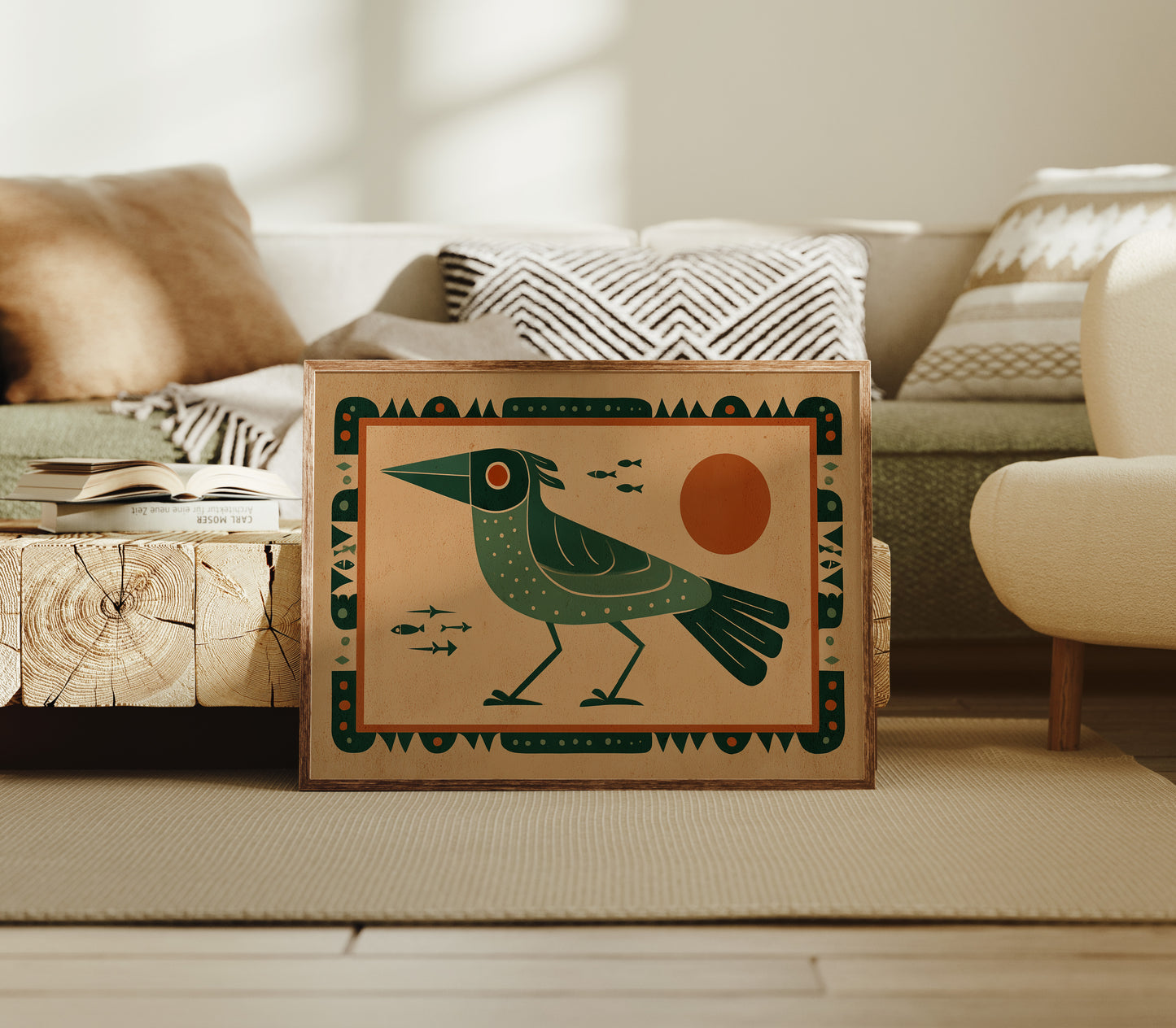 Emerald Watcher Guards Ancient Waters