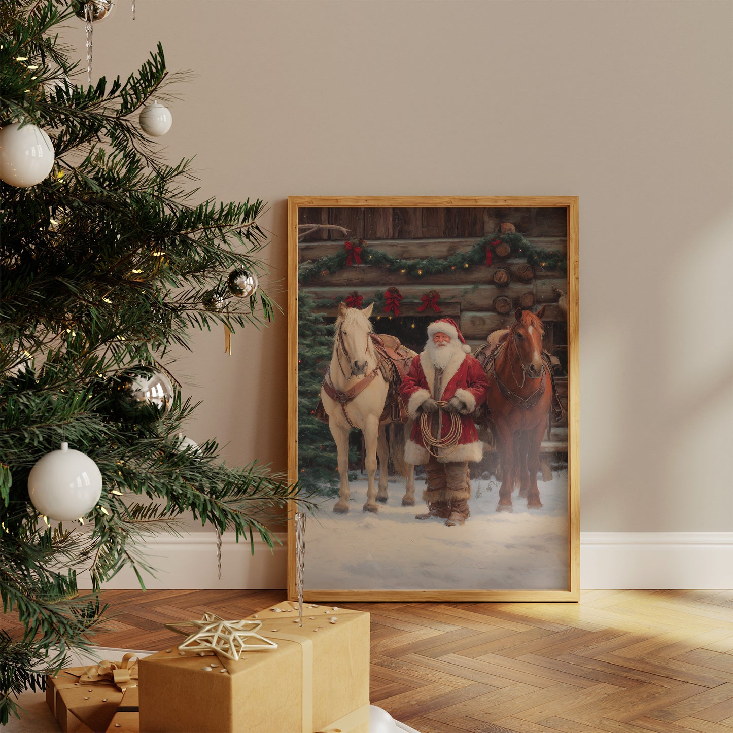 Frontier Christmas: Santa's Western Sleigh Team