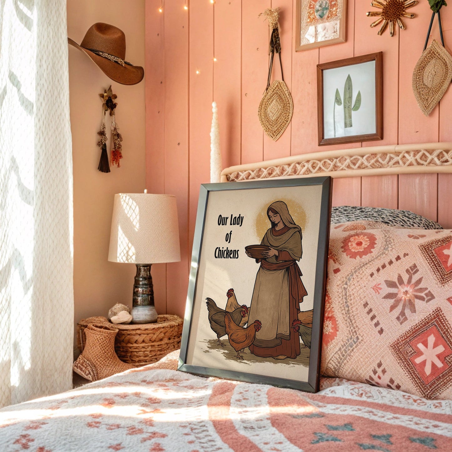 Sacred Hens And Rustic Charm