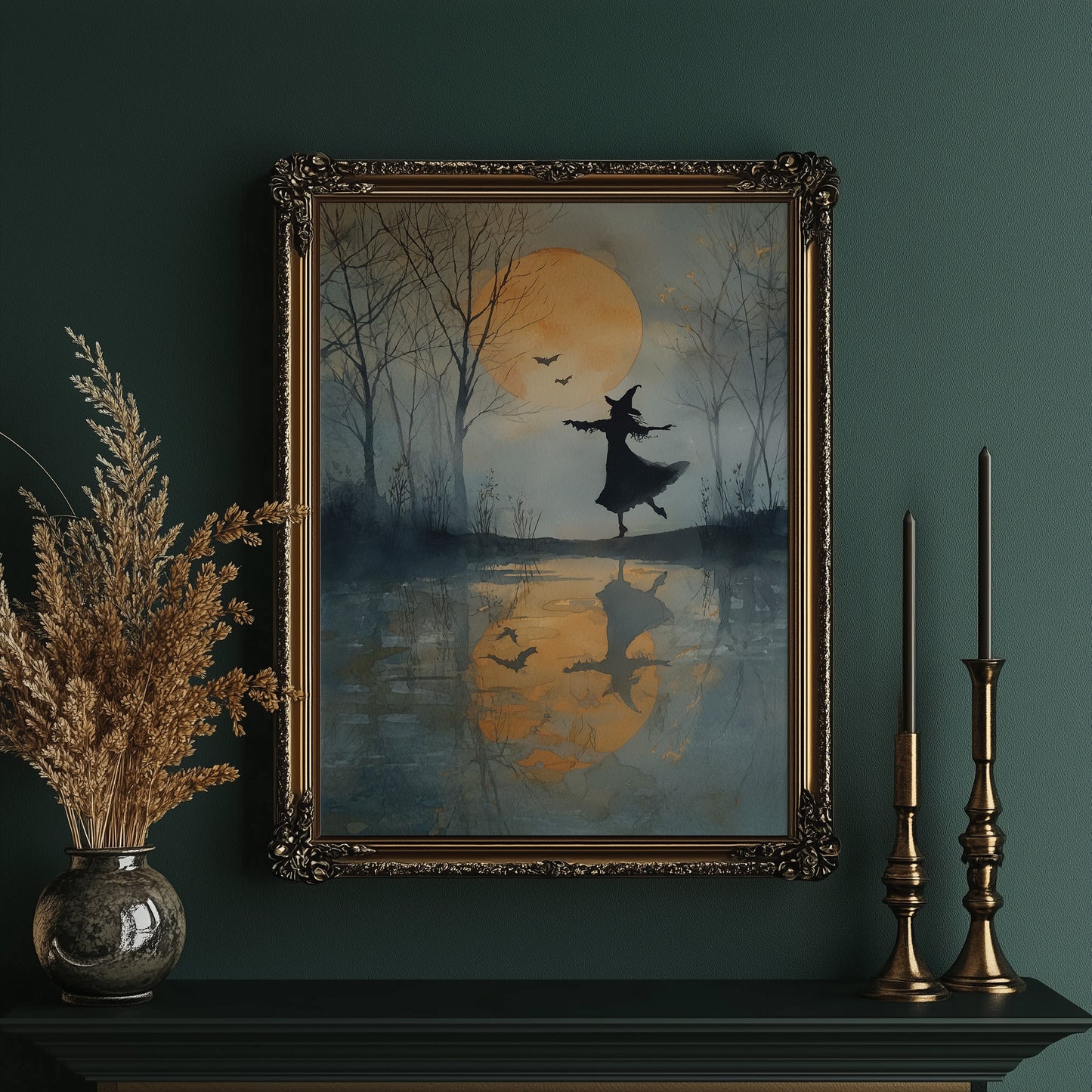 Moonlit Dance Across Still Waters