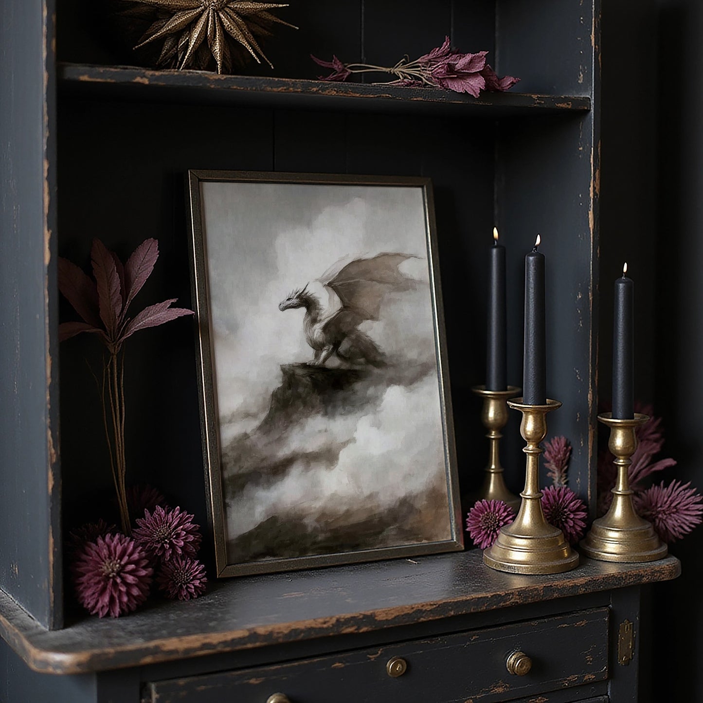 Perched Between Mist And Stone