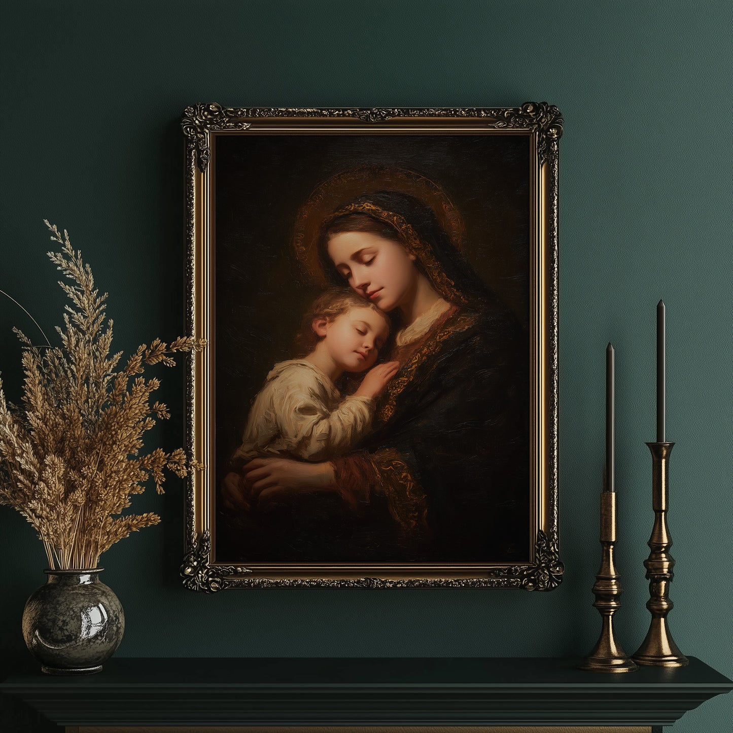 Sacred Bonds In Golden Light