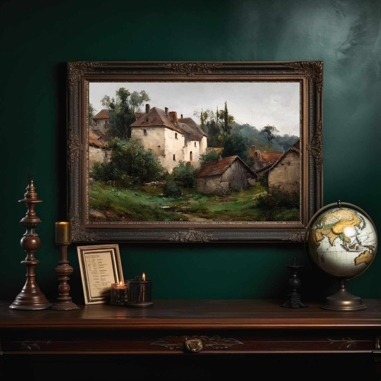 Forgotten Hamlet Among Green Hills