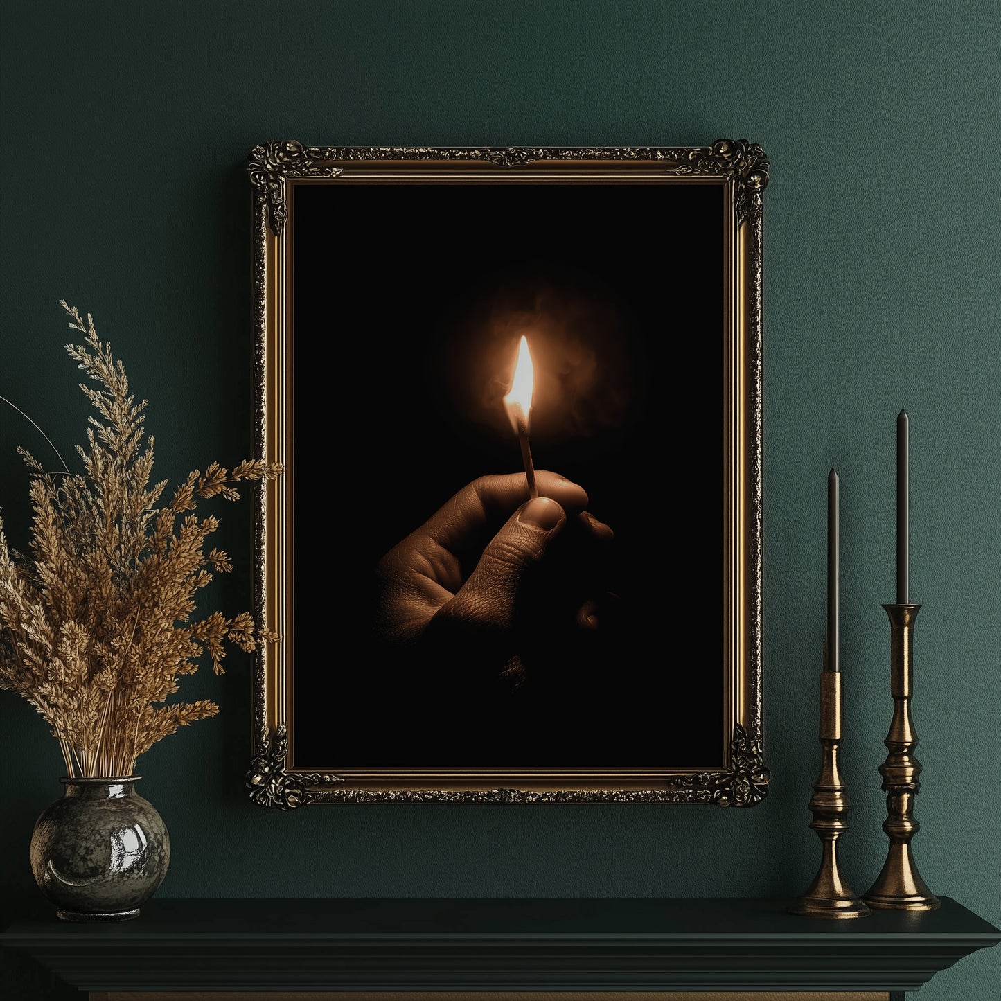 Flame Dances Between Fingers