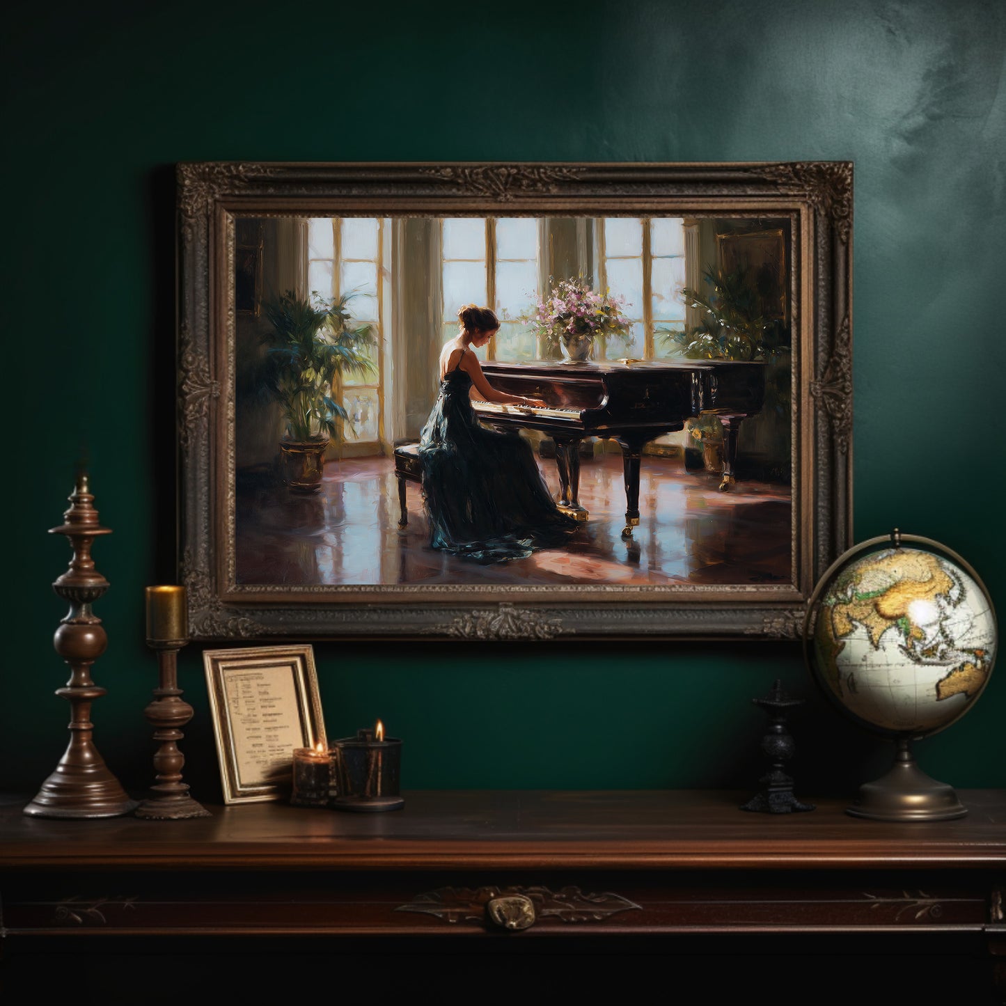 Sunlit Sonata Among Bound Classics