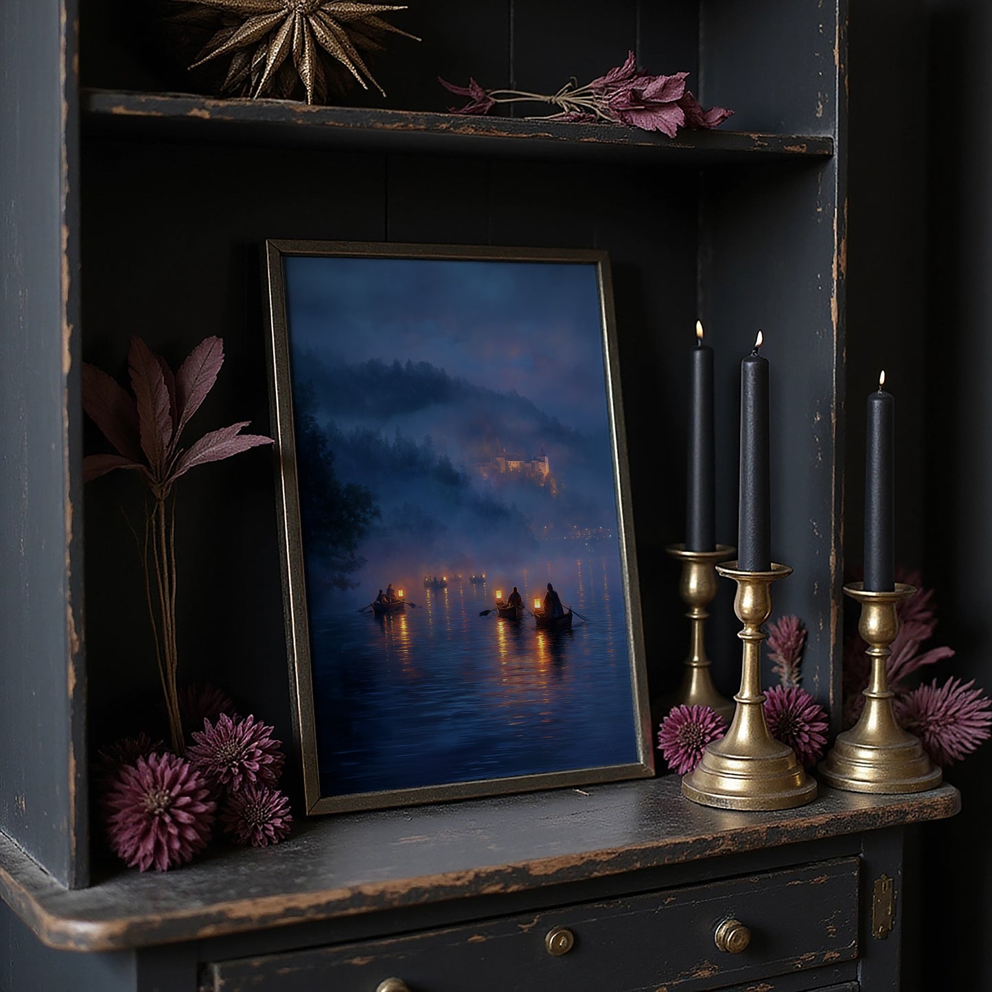 Lanterns Guide The Twilight Crossing