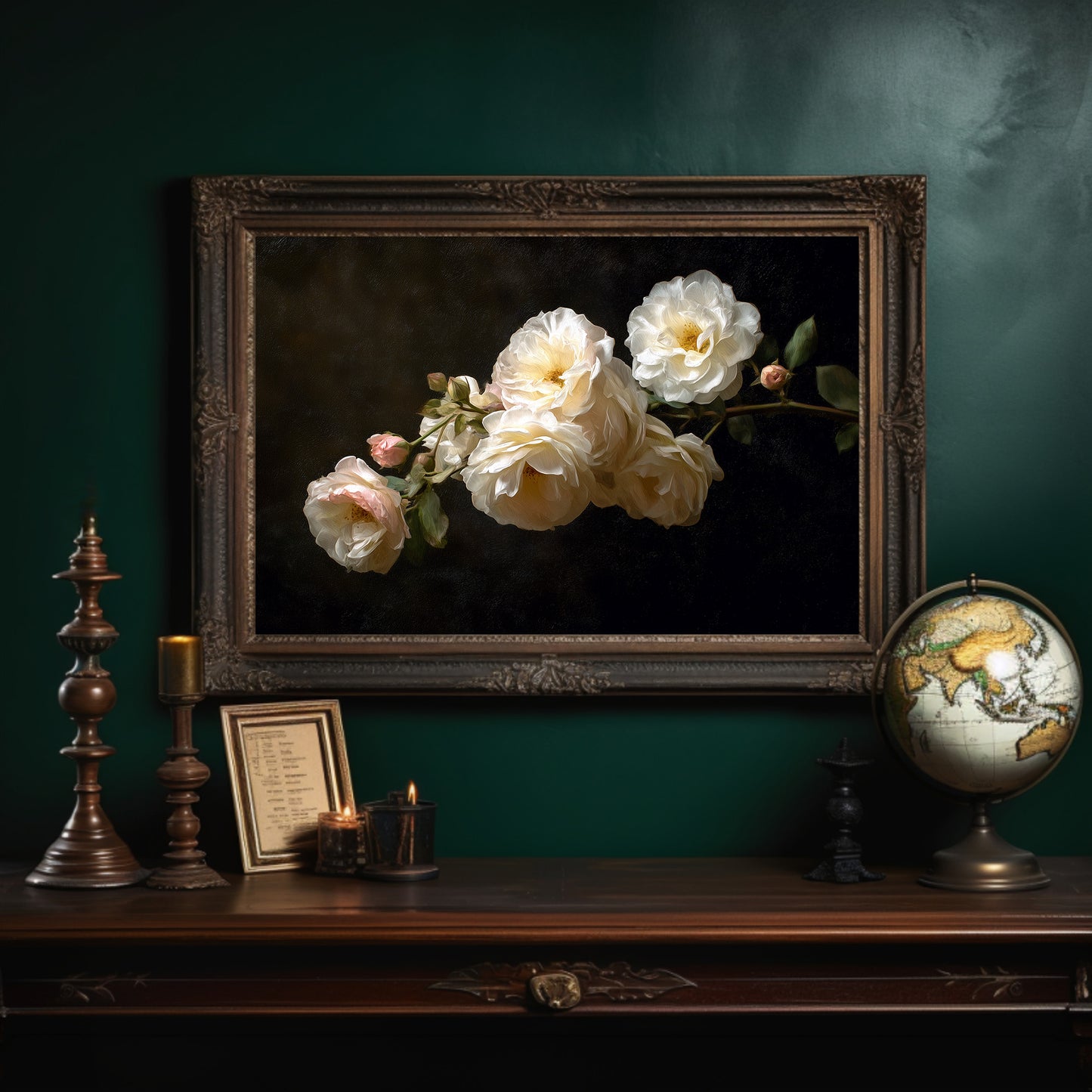 Roses Among Literary Treasures