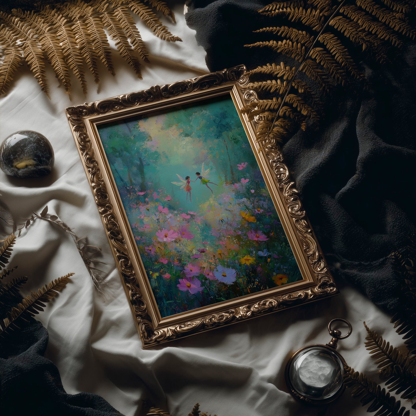 Fairies Meet Among Wild Blooms