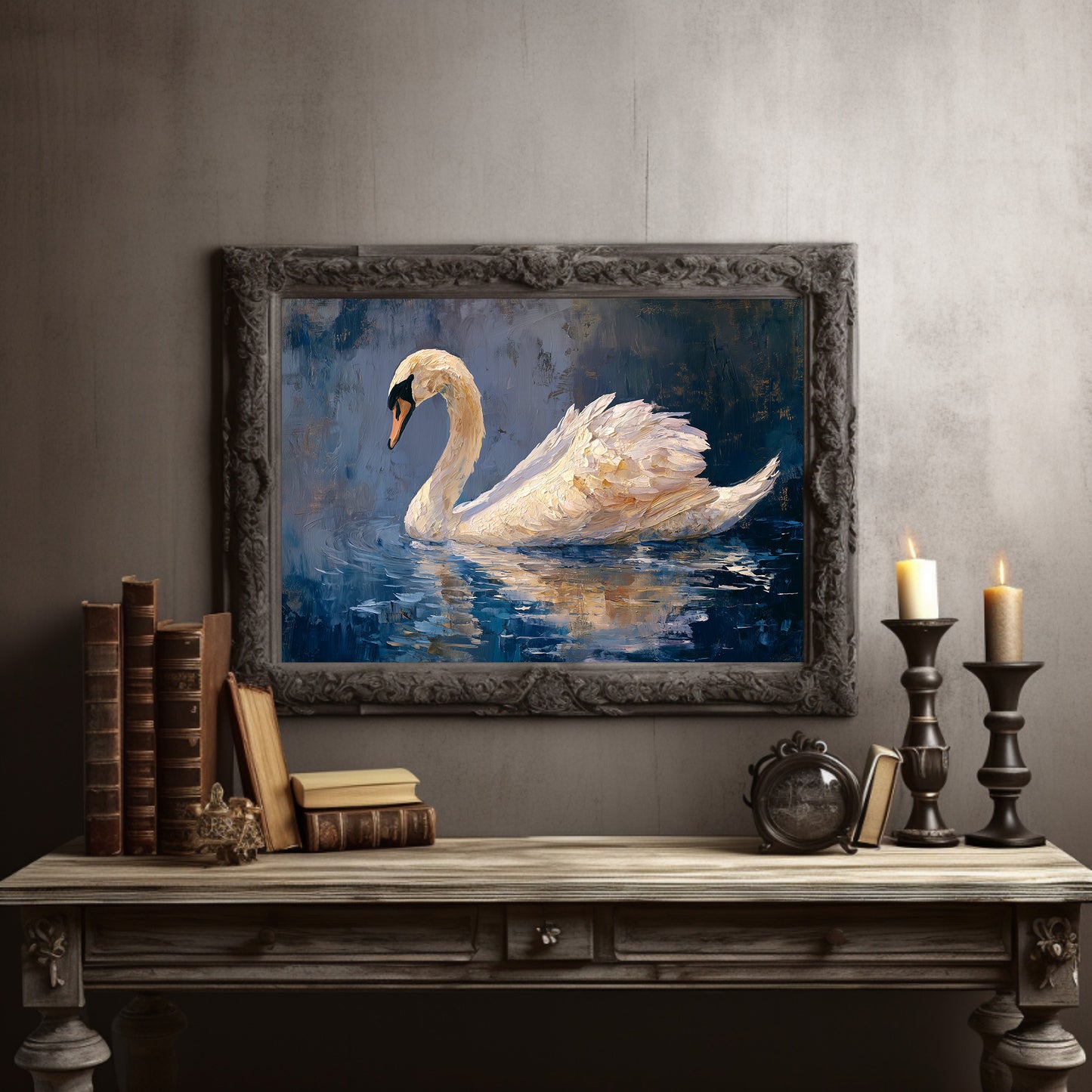 Elegant Voyager On Midnight Waters