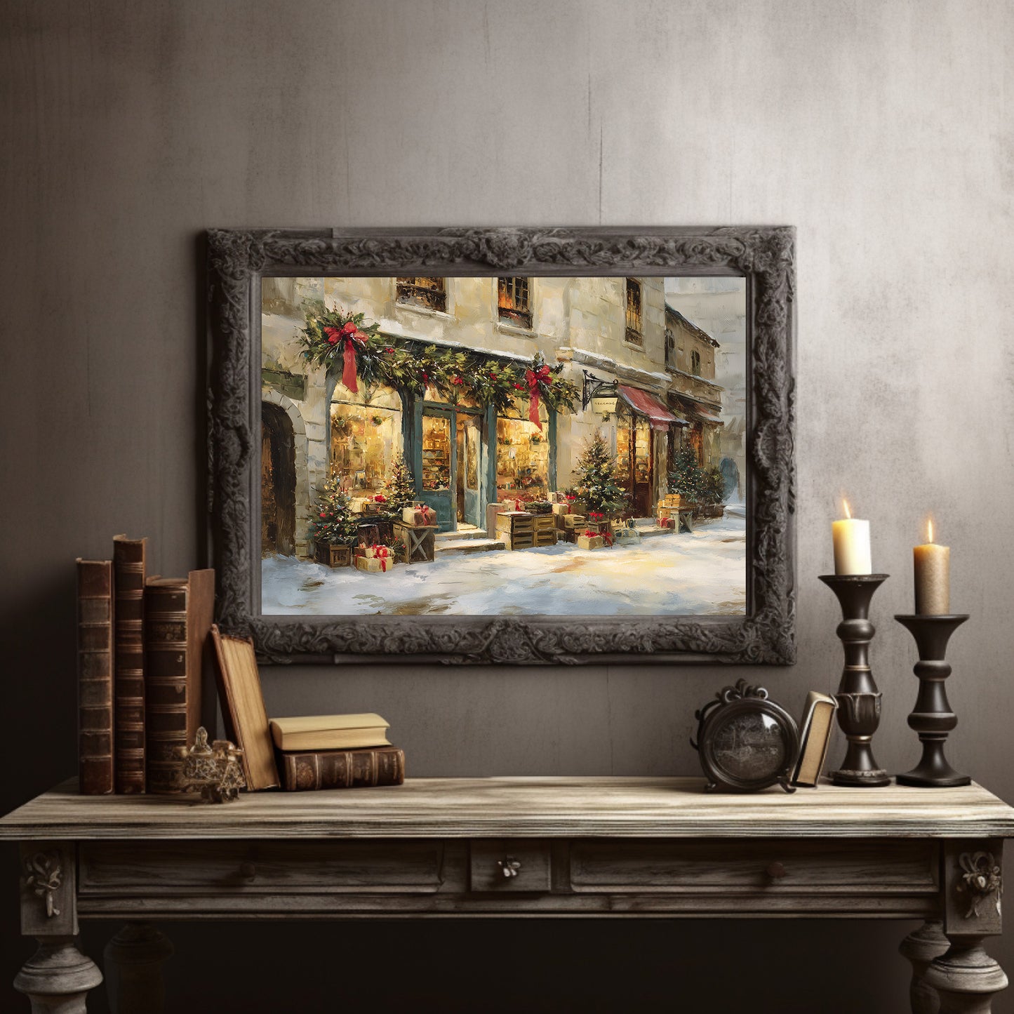 Festive Shops Await December Snow