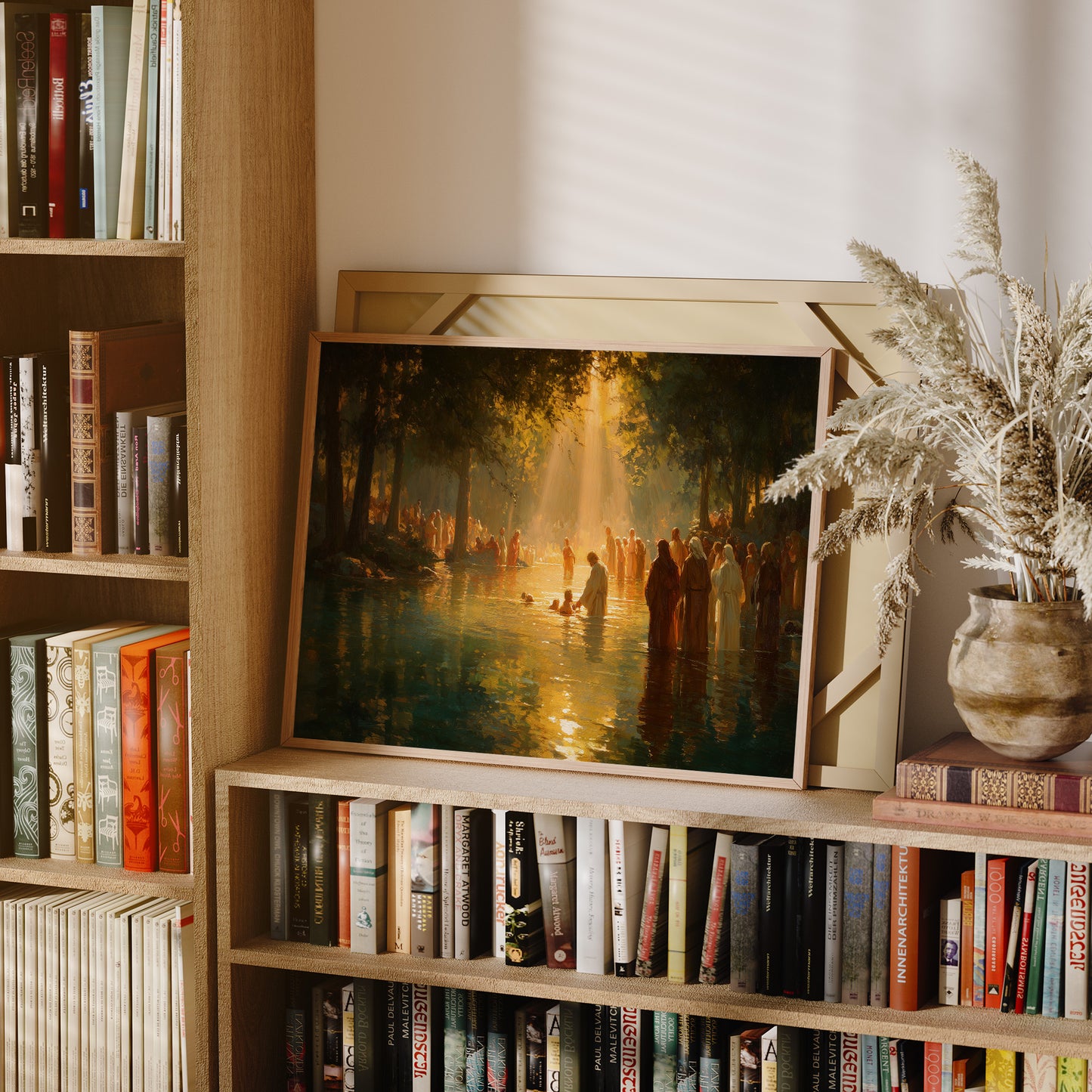 Sacred Waters Bathe Golden Light