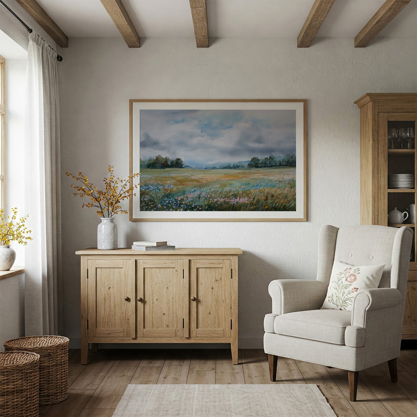 Meadow Painting Among Literary Worlds