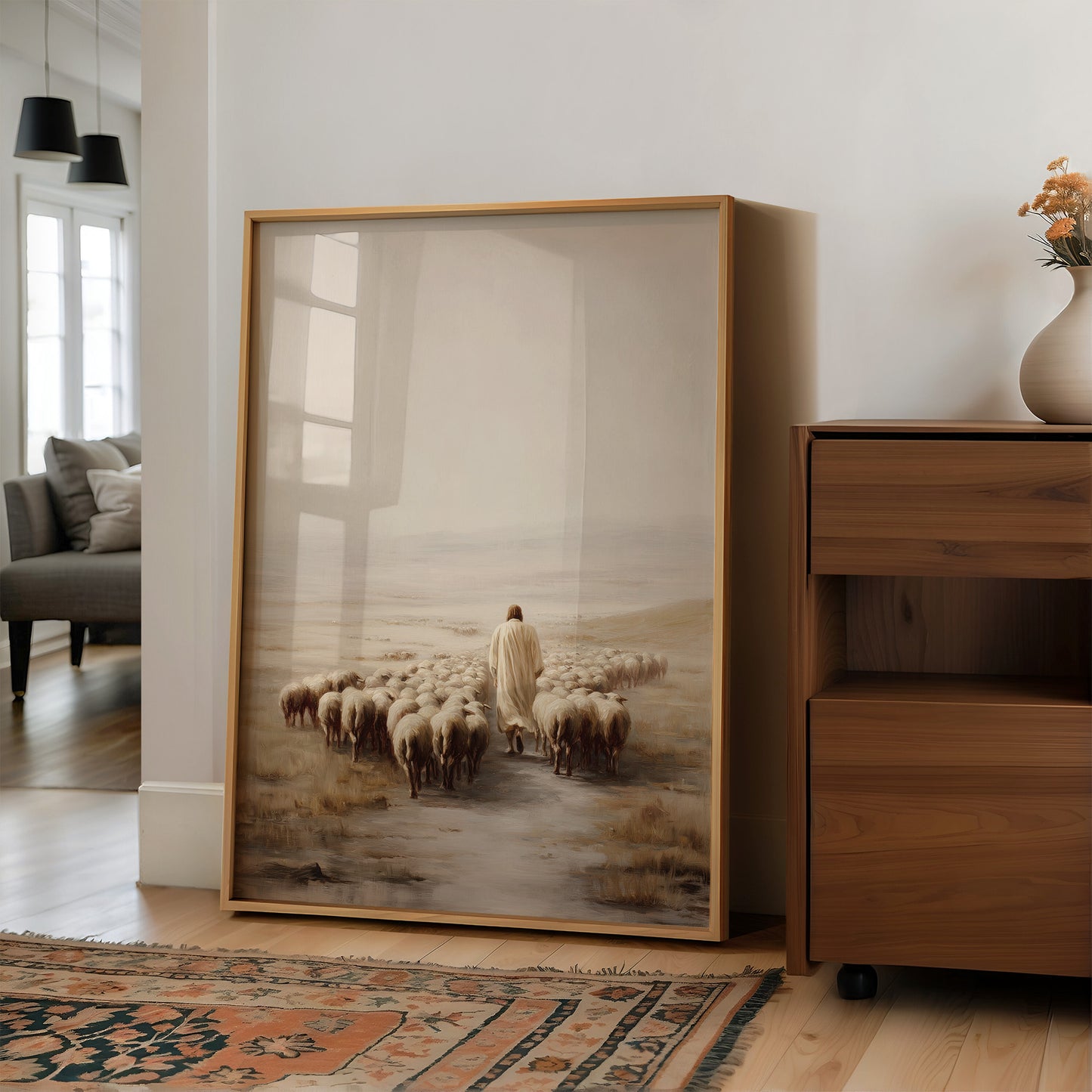 Shepherd's Path Through Morning Fog