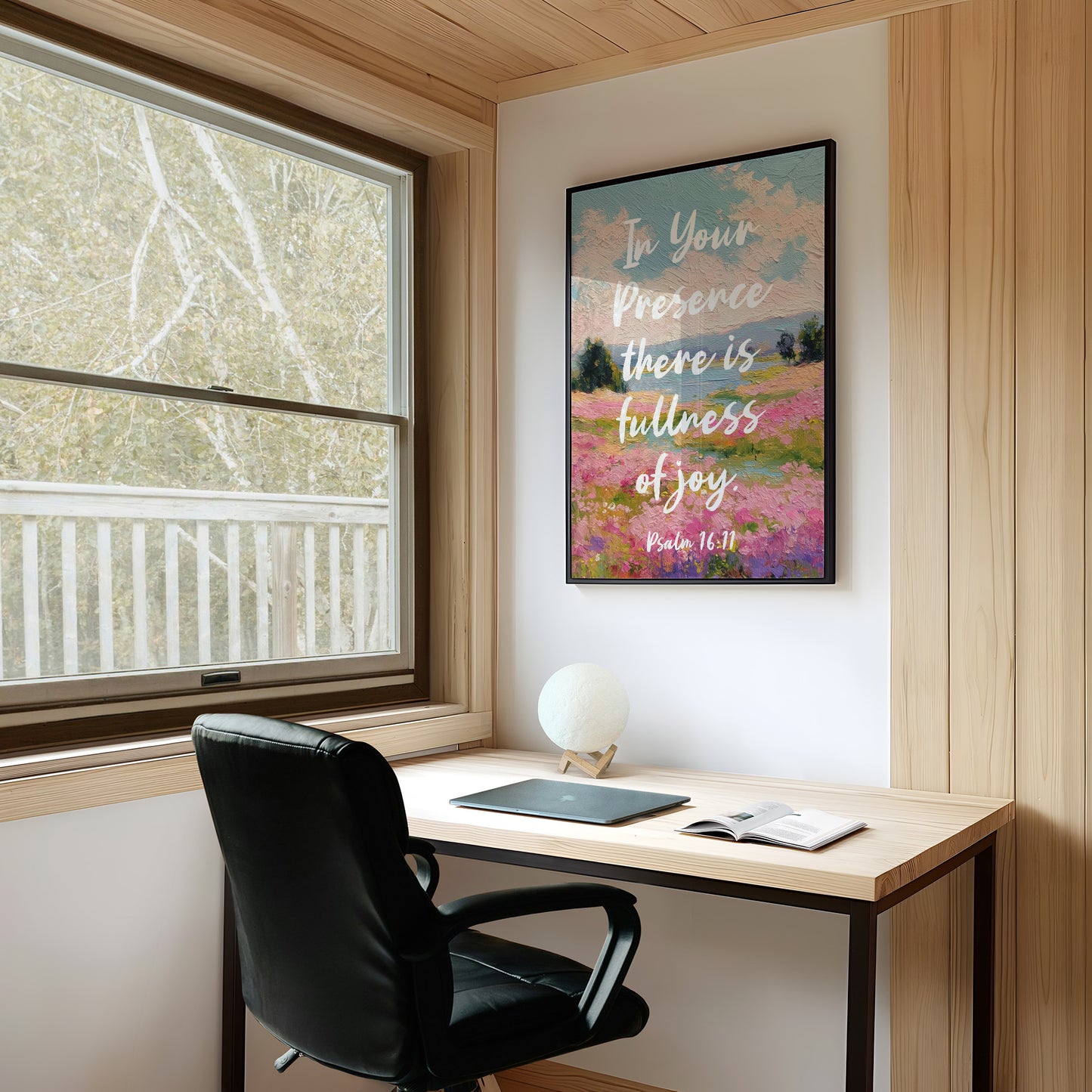 Sacred Words Across Pink Meadows