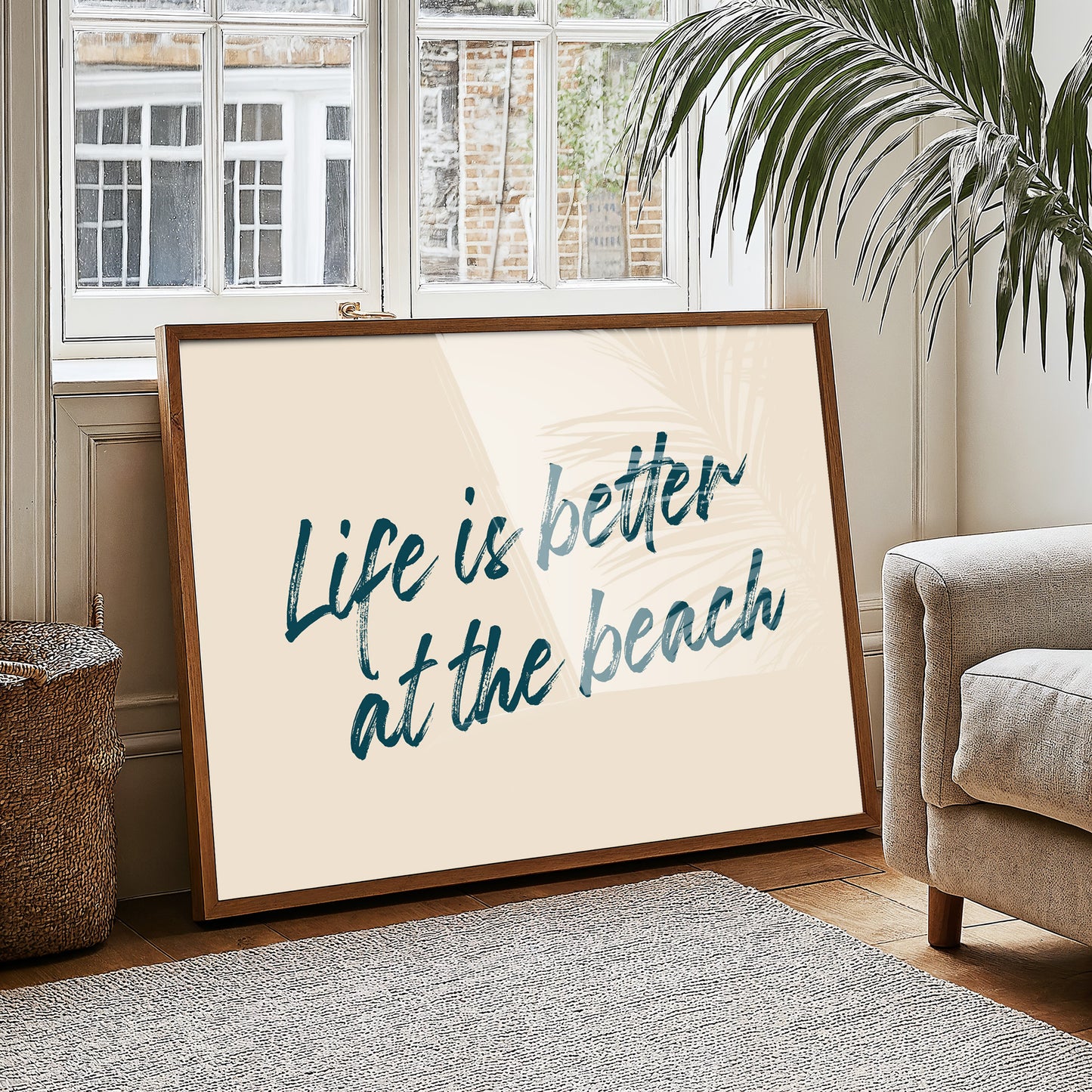 Coastal Wisdom in Brushed Teal