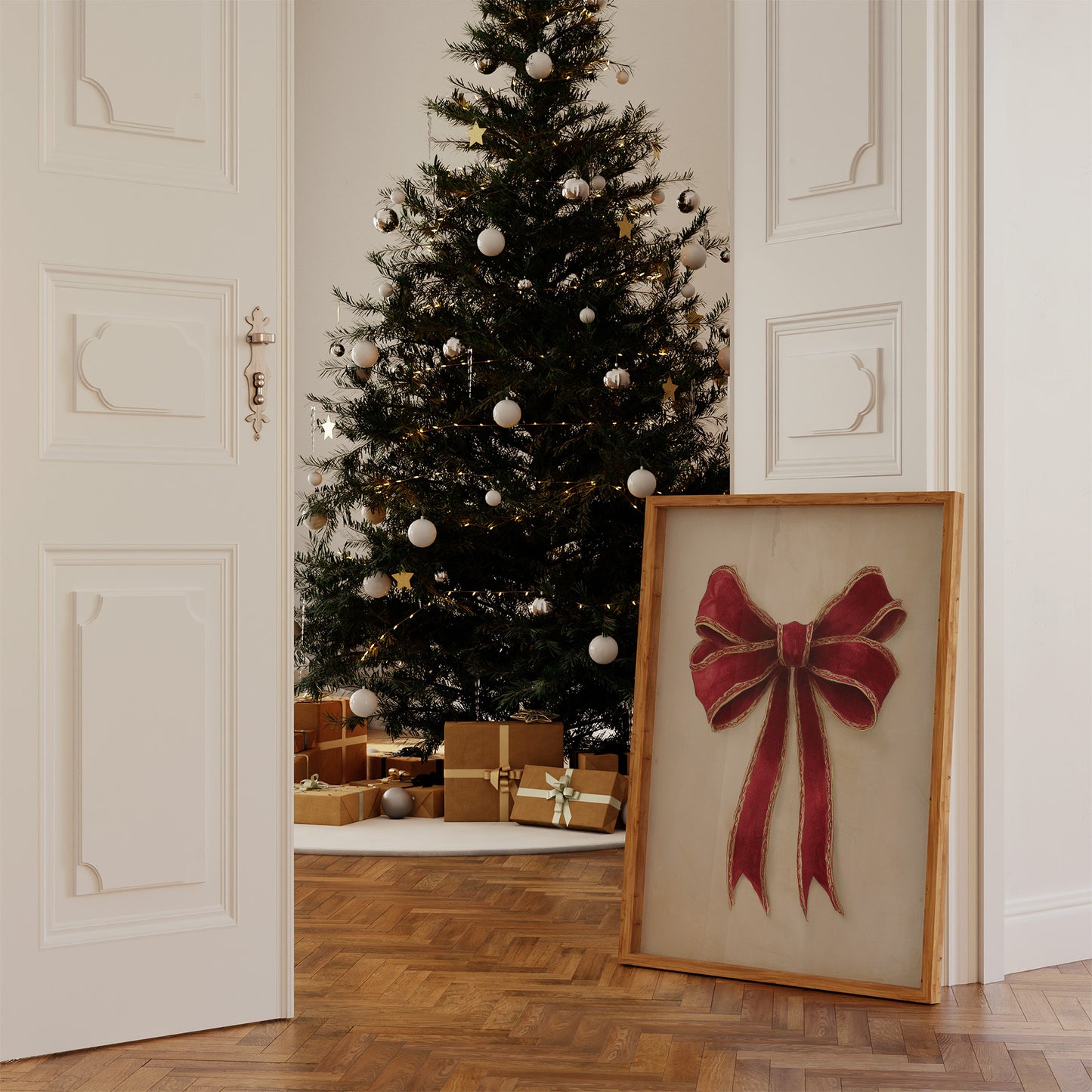 Crimson Elegance: The Gift Unwrapped